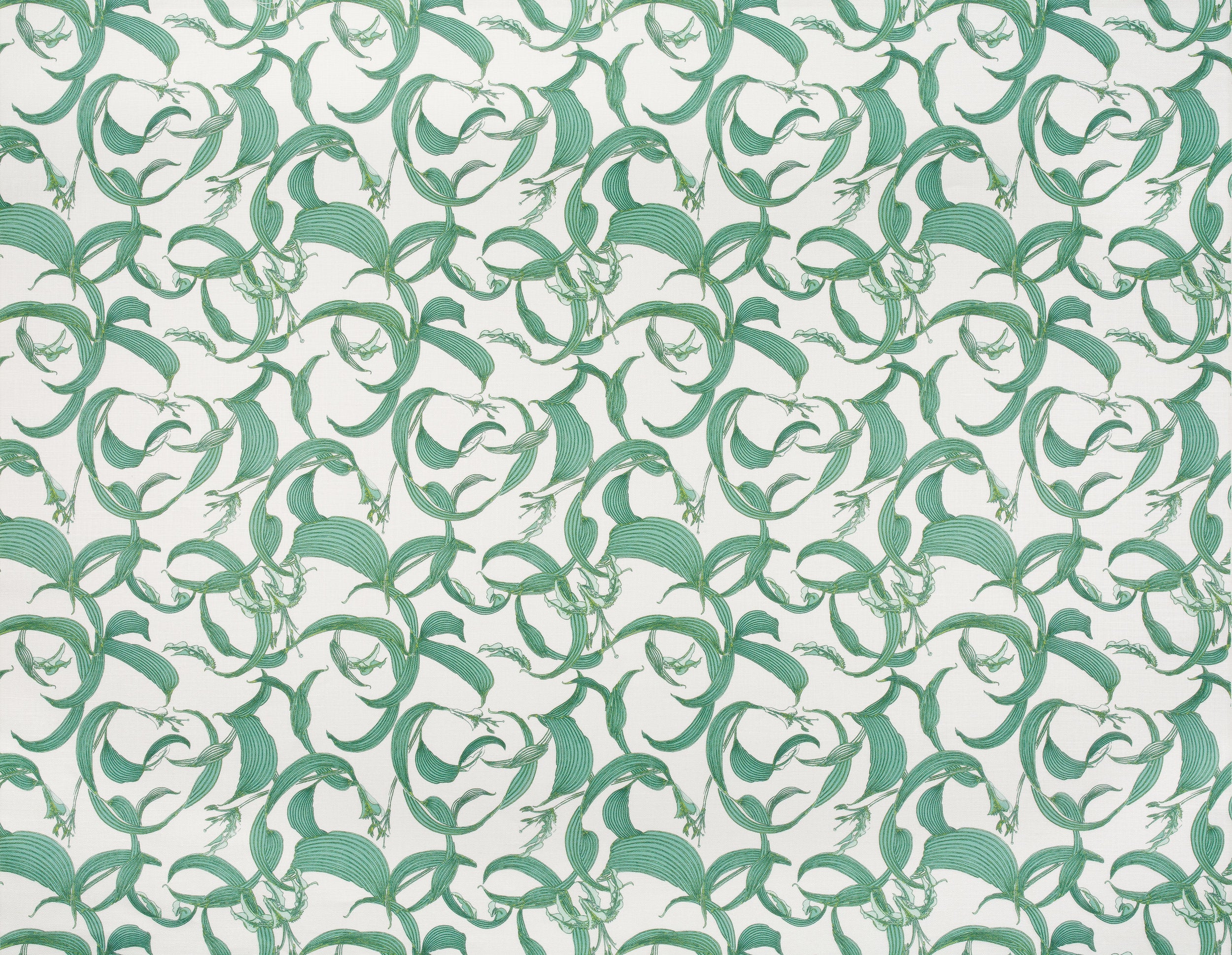 Lilium Fabric in Seafoam