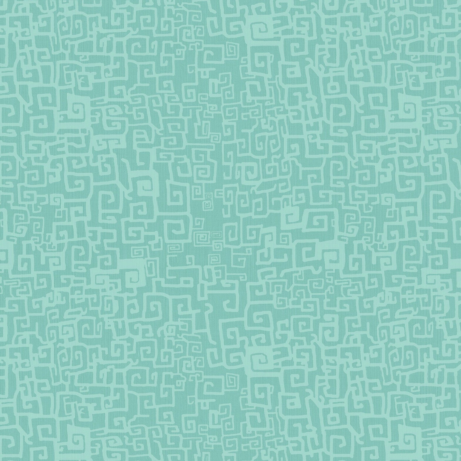 Grecian Grid Grasscloth Wallpaper in Ocean