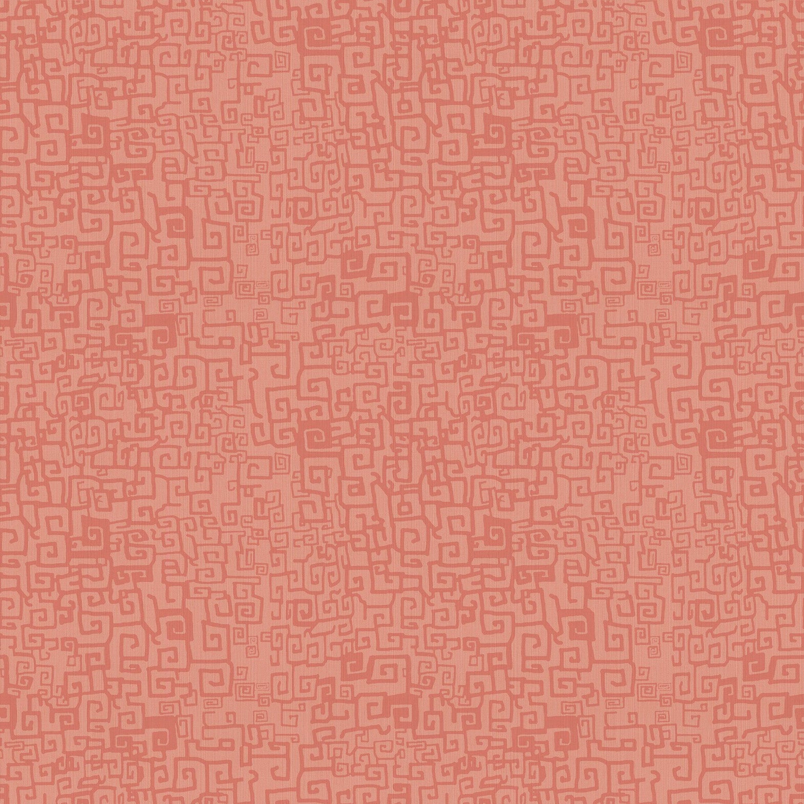 Grecian Grid Grasscloth Wallpaper in Shell