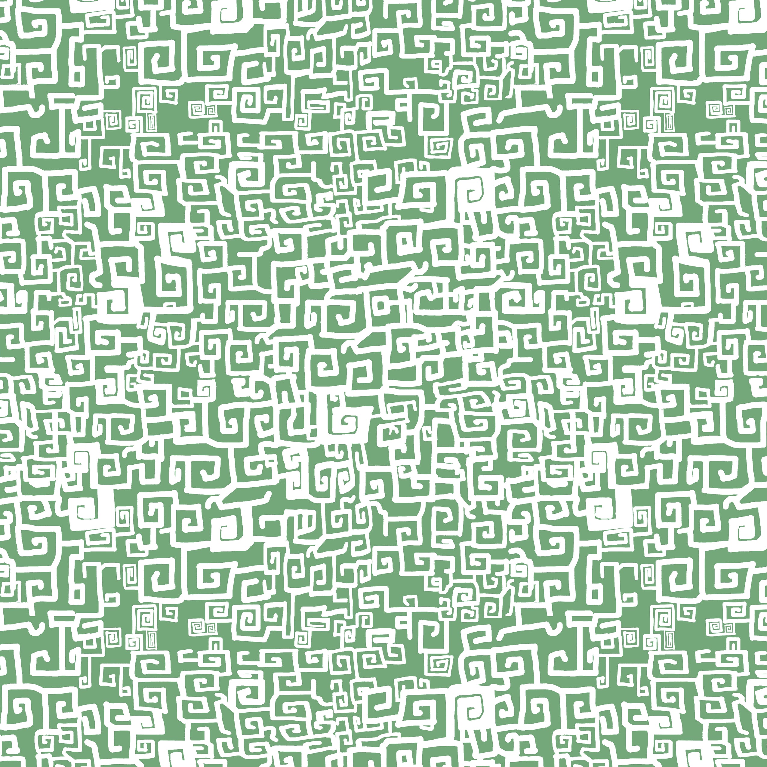 Grecian Grid Fabric in Seaglass