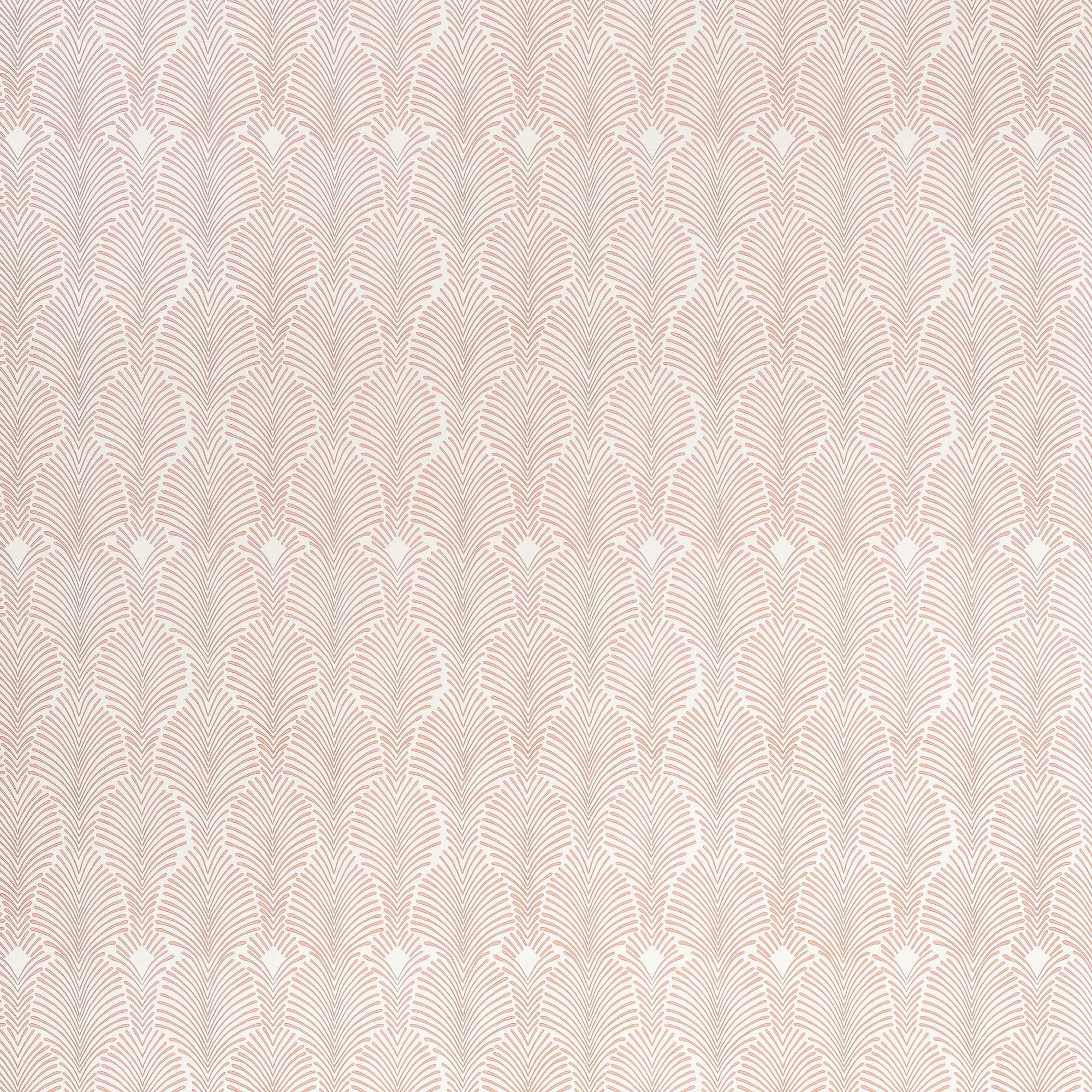 Deco Stripe Dusty Rose Wallpaper in Dusty Rose