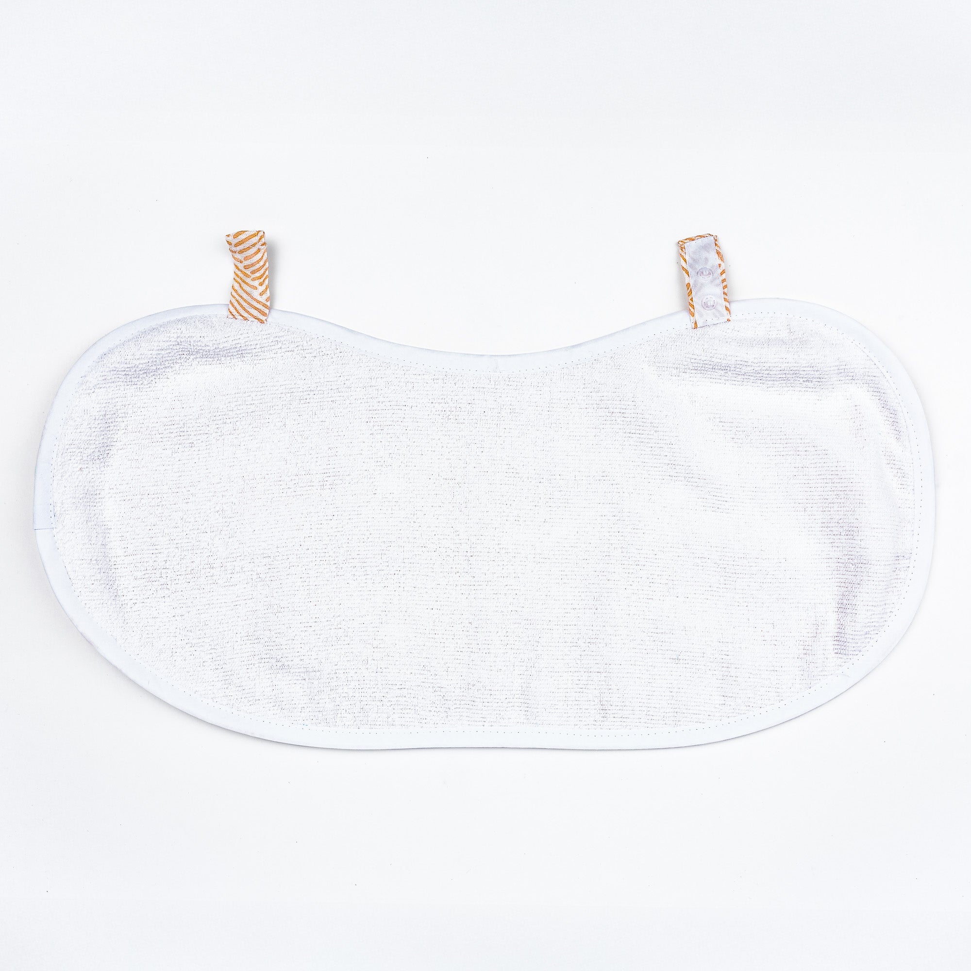 Deco Stripe Bib in Peach