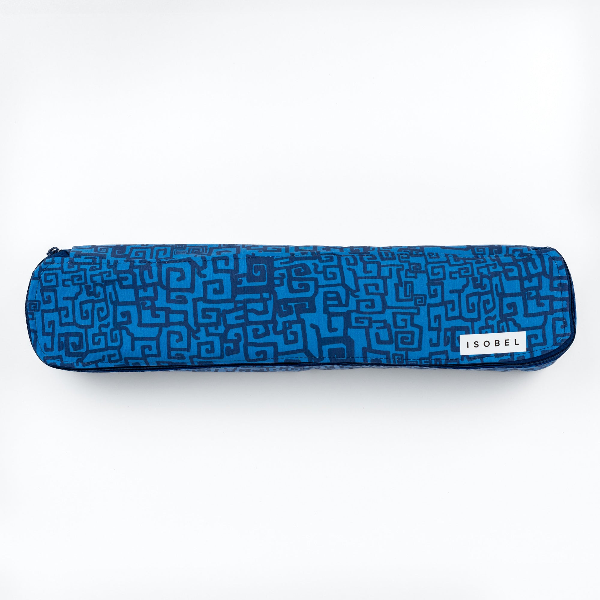 Grecian Grid Mahjong Rack Bag in Midnight