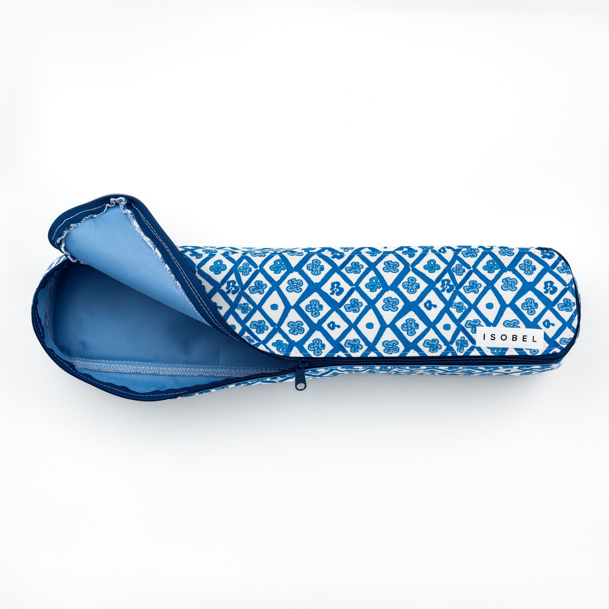 Picasso Trellis Mahjong Rack Bag in Cobalt