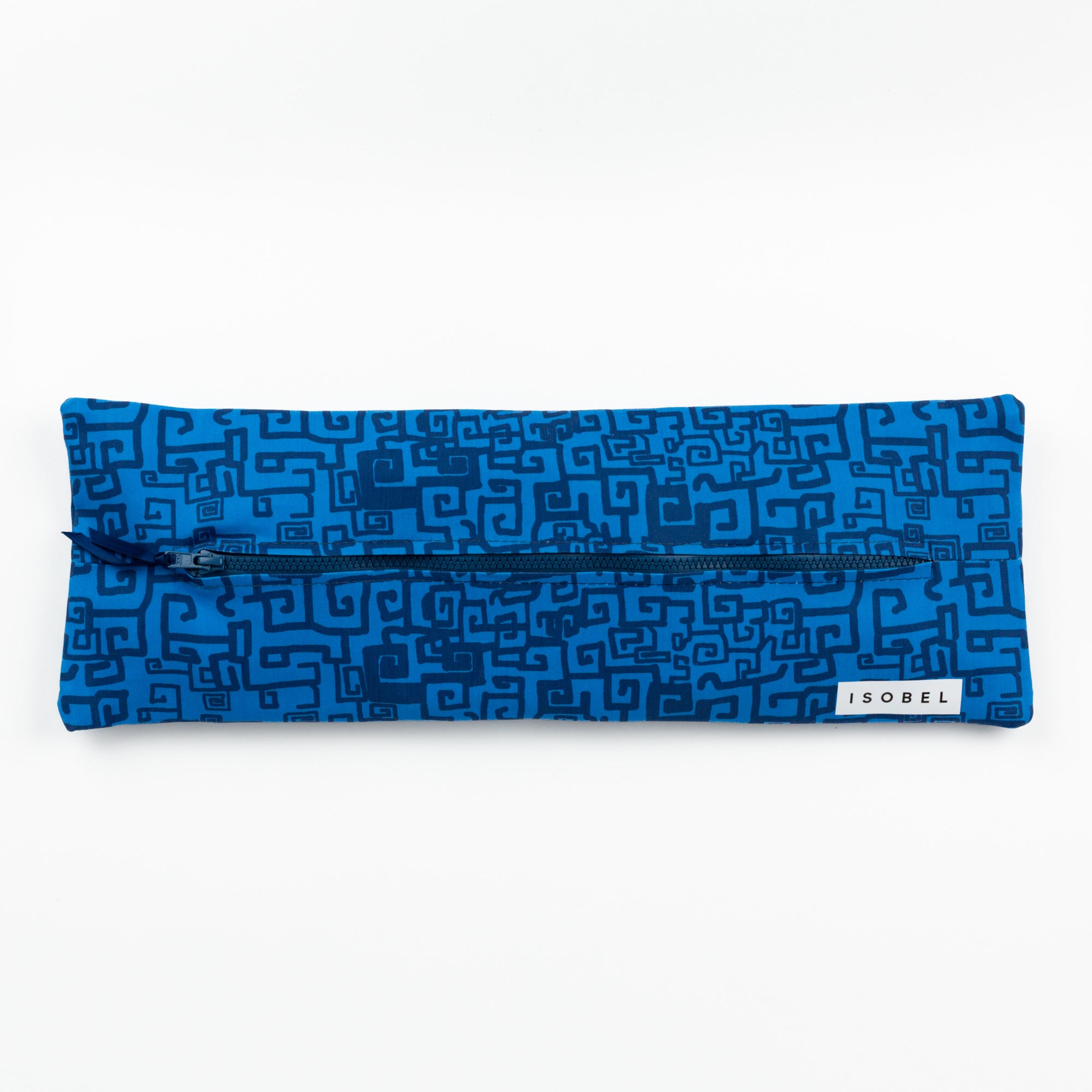 Grecian Grid Mahjong Tile Bag in Midnight