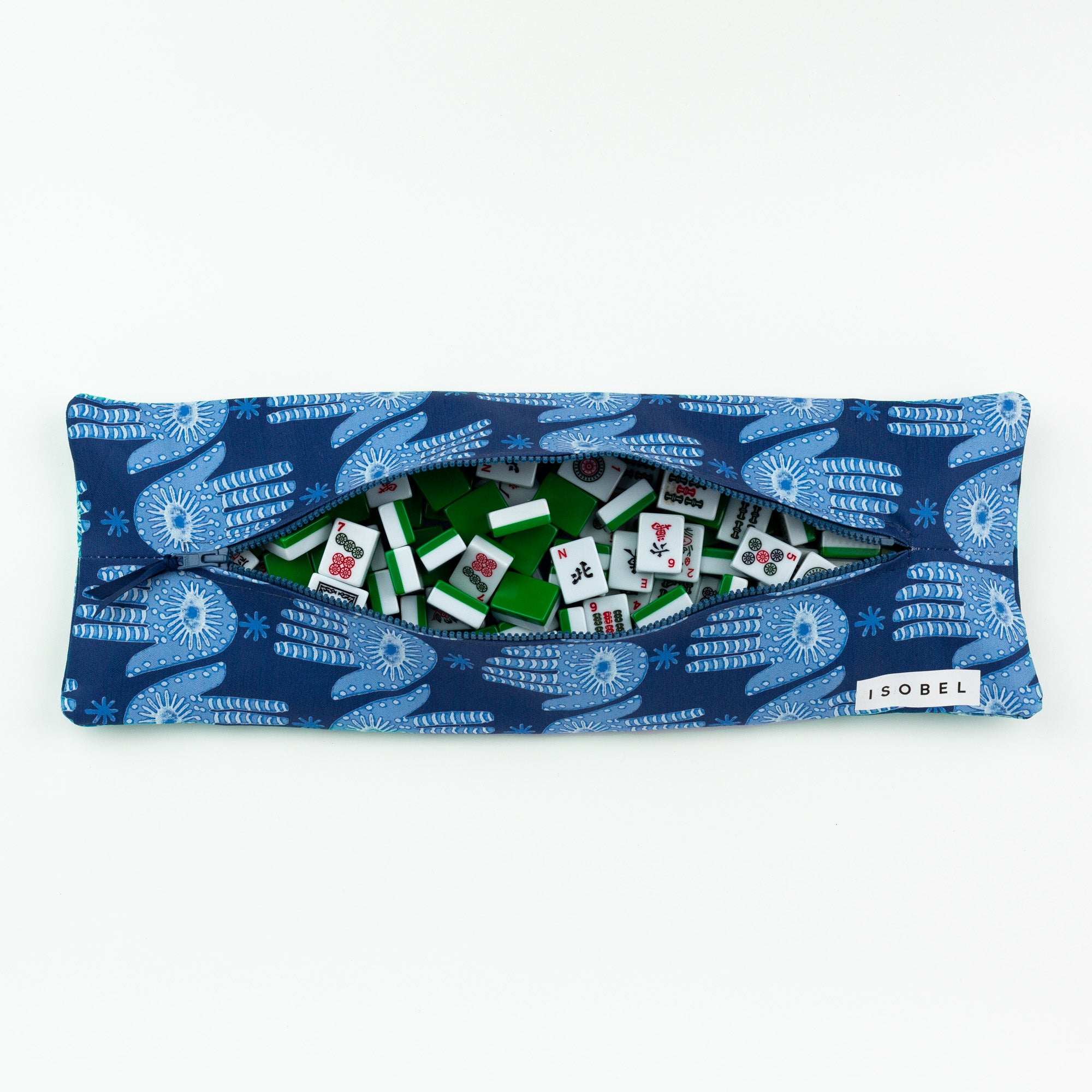 Hamsa Mahjong Tile Bag in Midnight