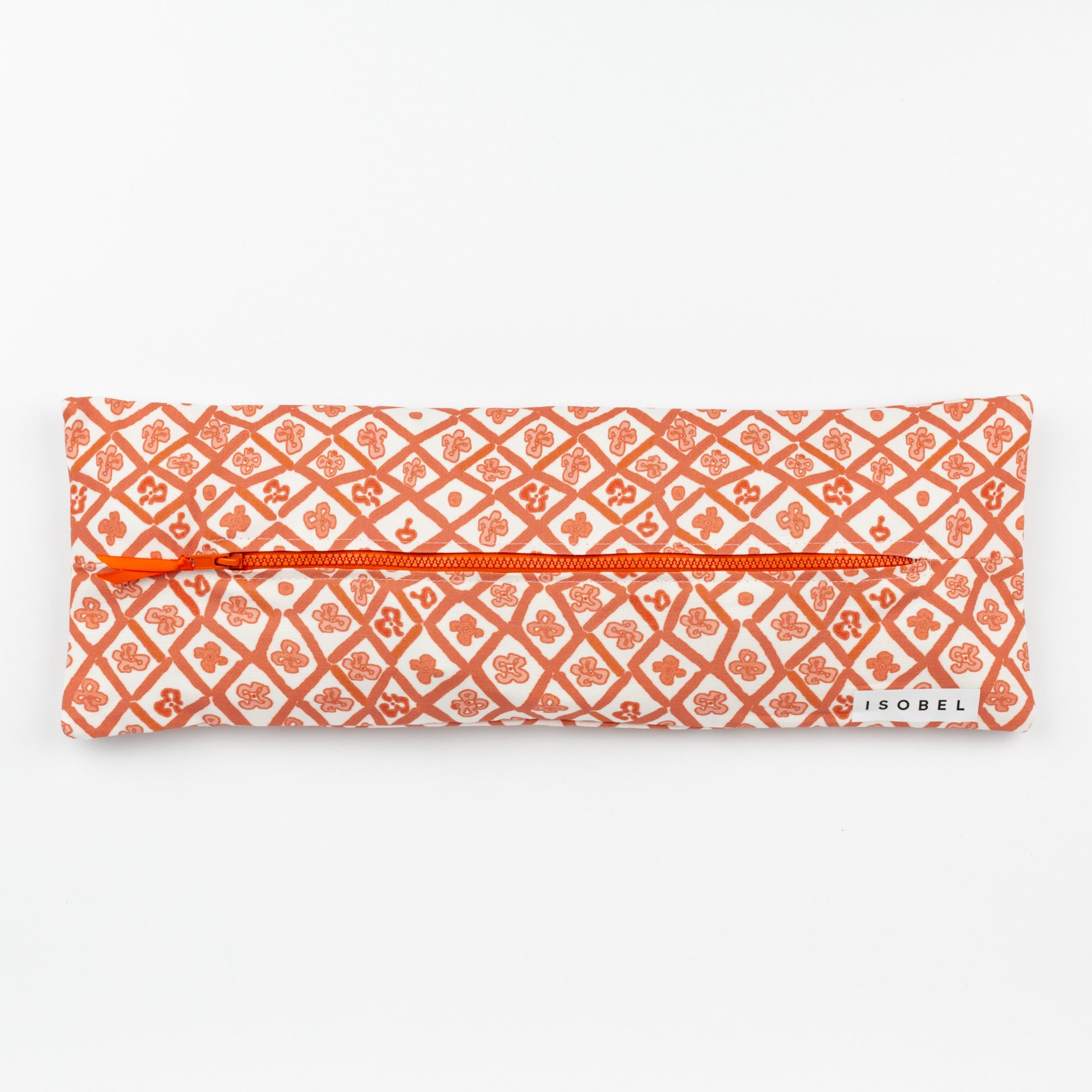 Picasso Trellis Mahjong Tile Bag in Coral
