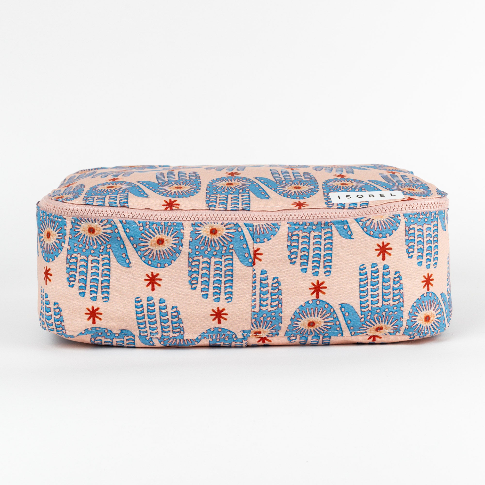 Hamsa Packing Cube in Pink & Periwinkle