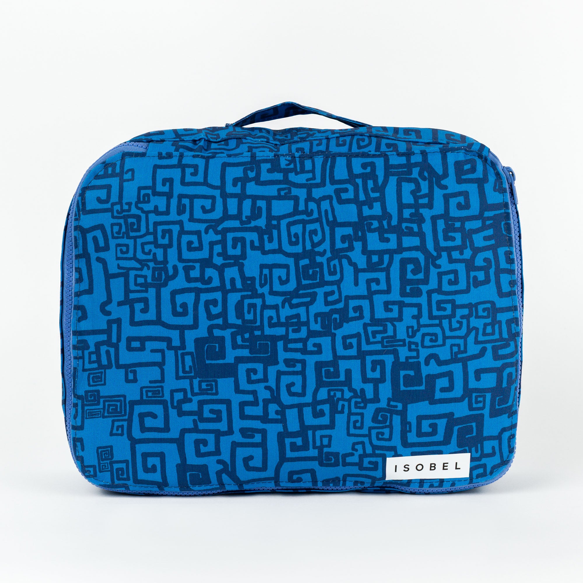 Grecian Grid Packing Cube in Midnight