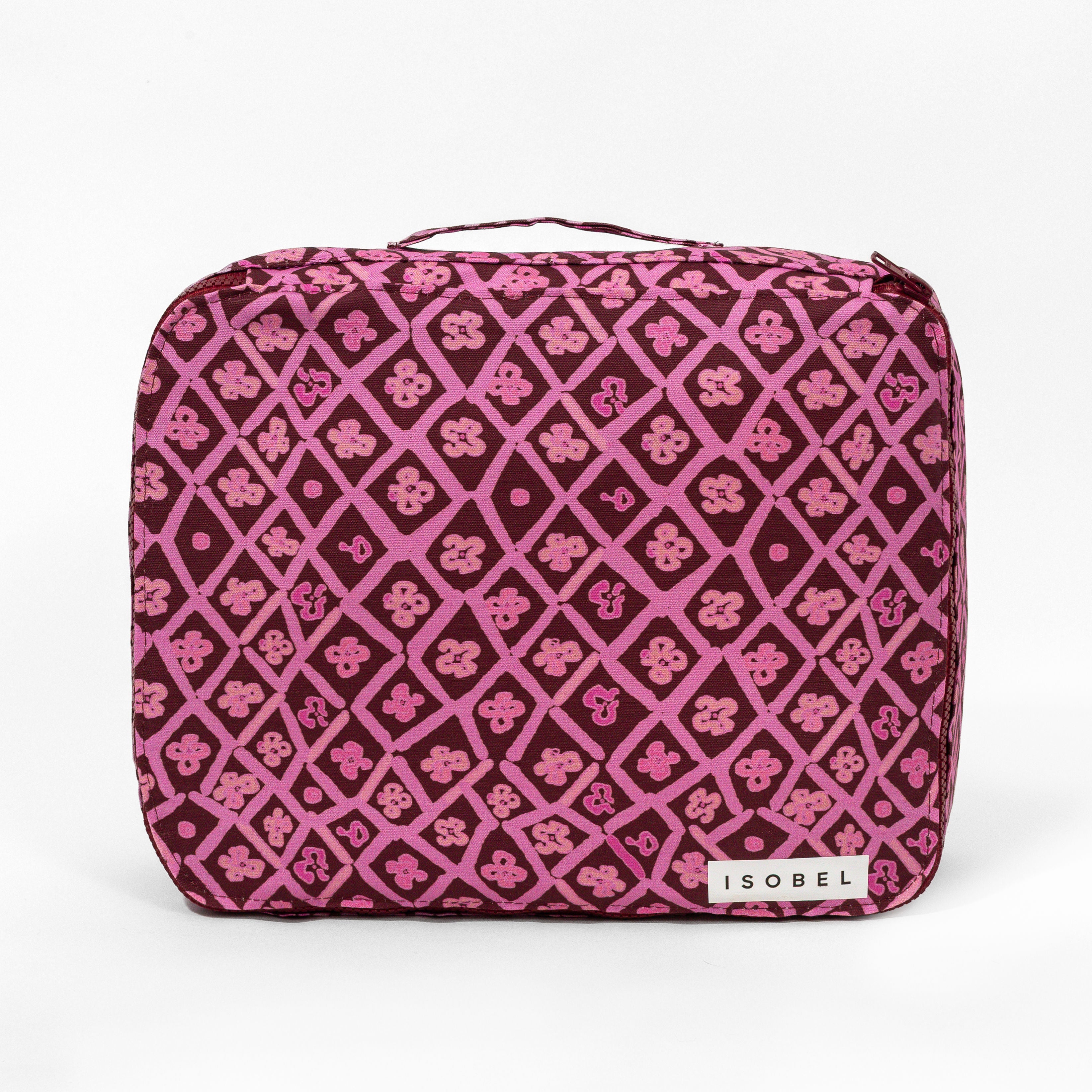 Picasso Trellis Packing Cube in Merlot