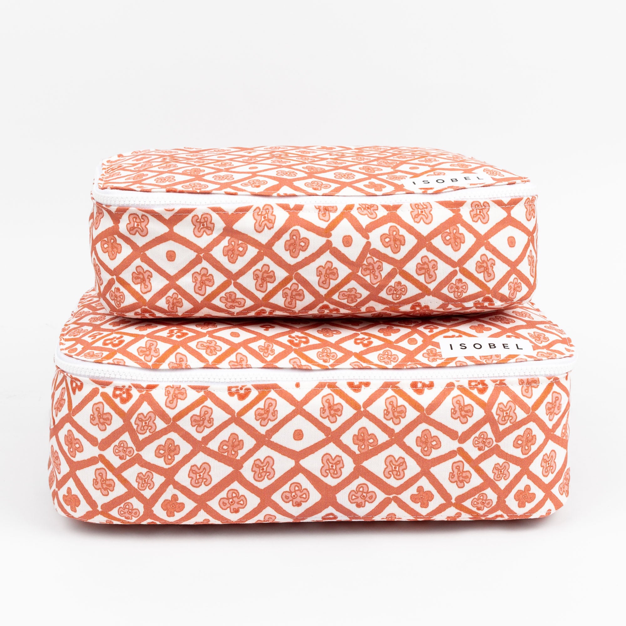 Picasso Trellis Packing Cube in Coral