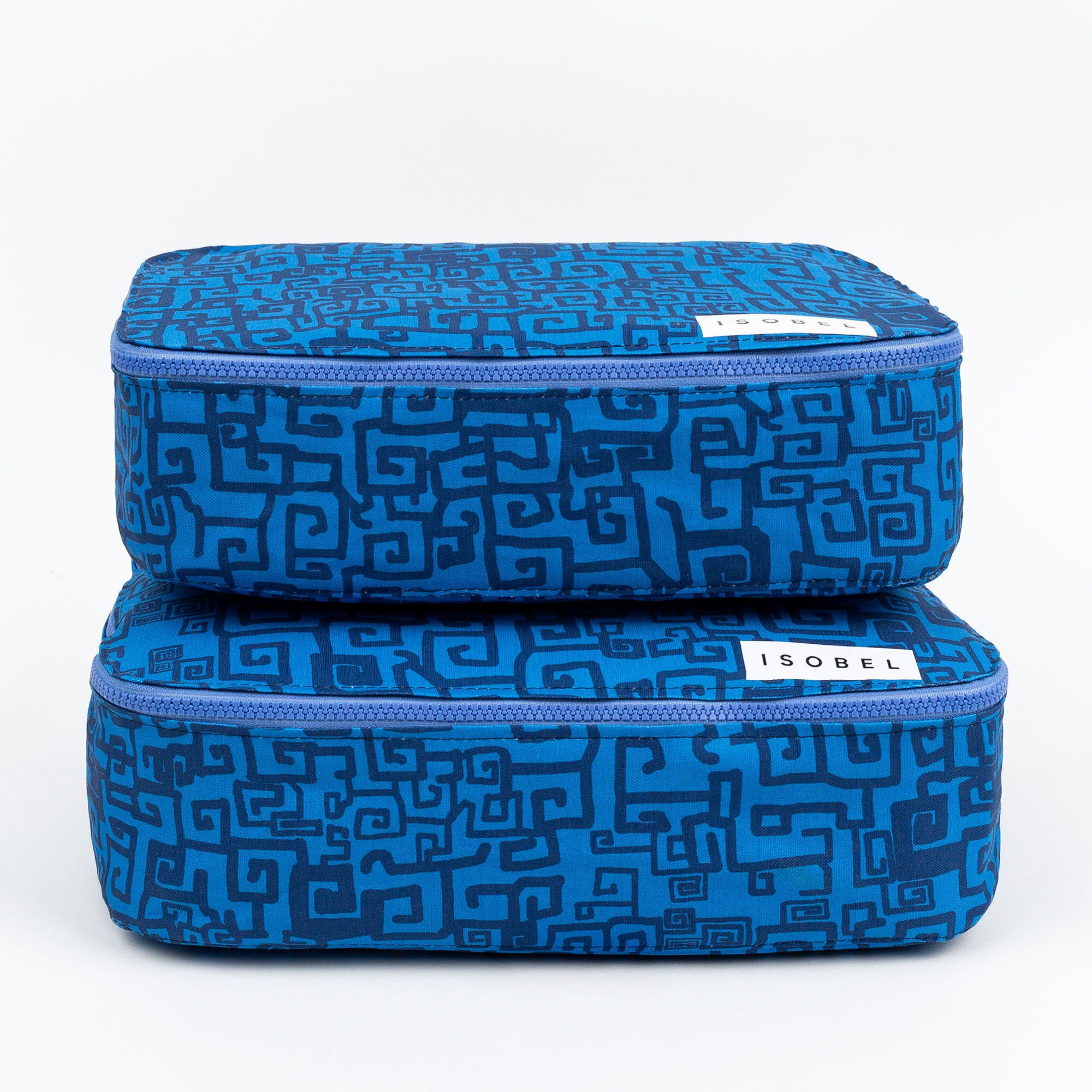 Grecian Grid Packing Cube in Midnight