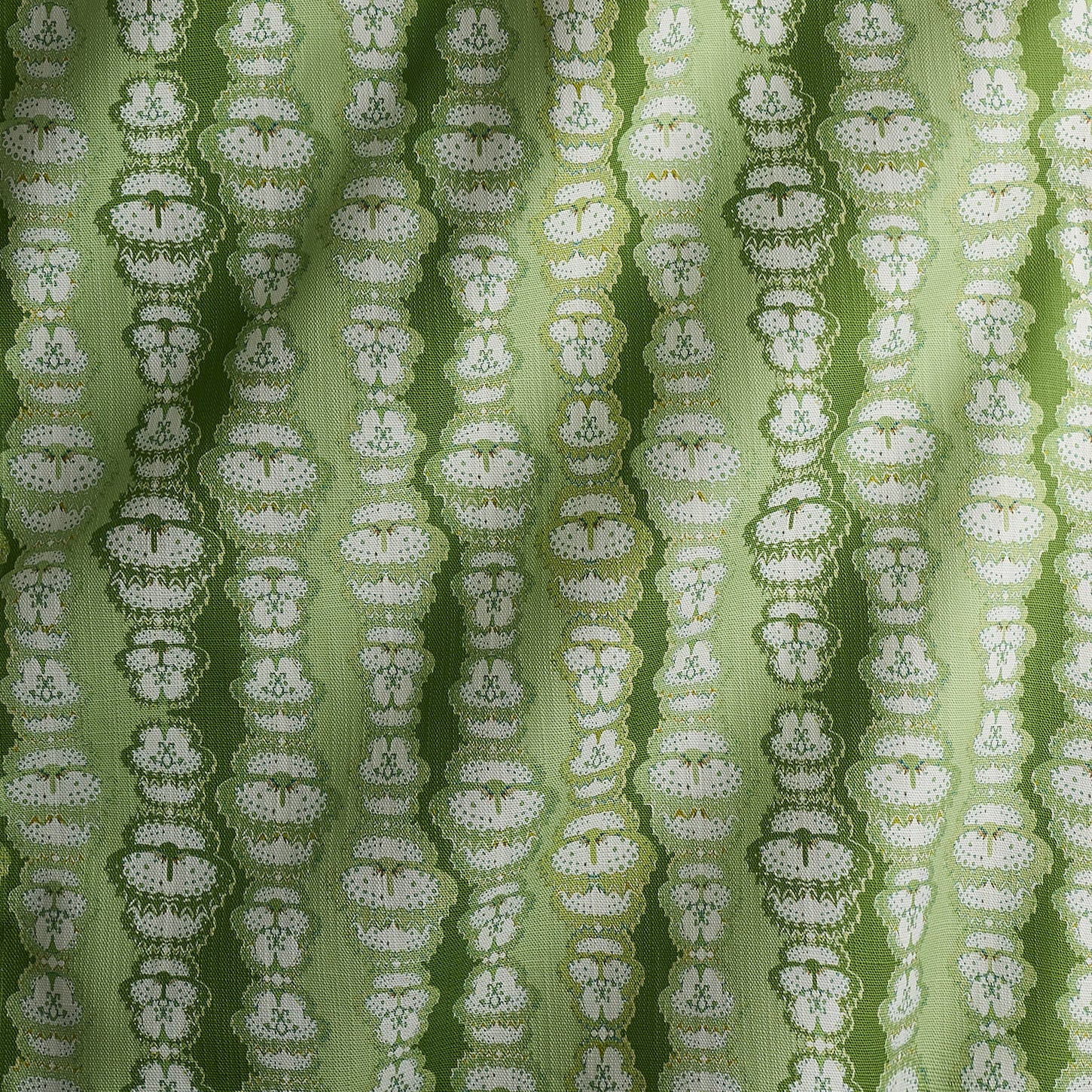 Fluttered Stripe Fabric in Seaglass