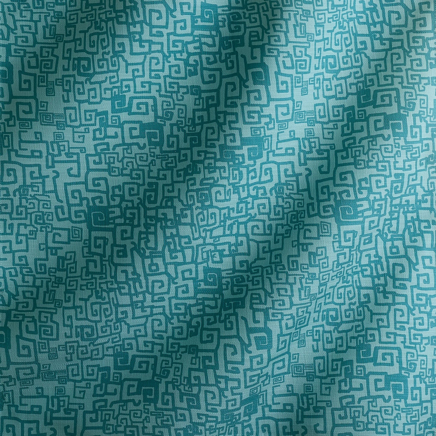 Grecian Grid Fabric in Ocean