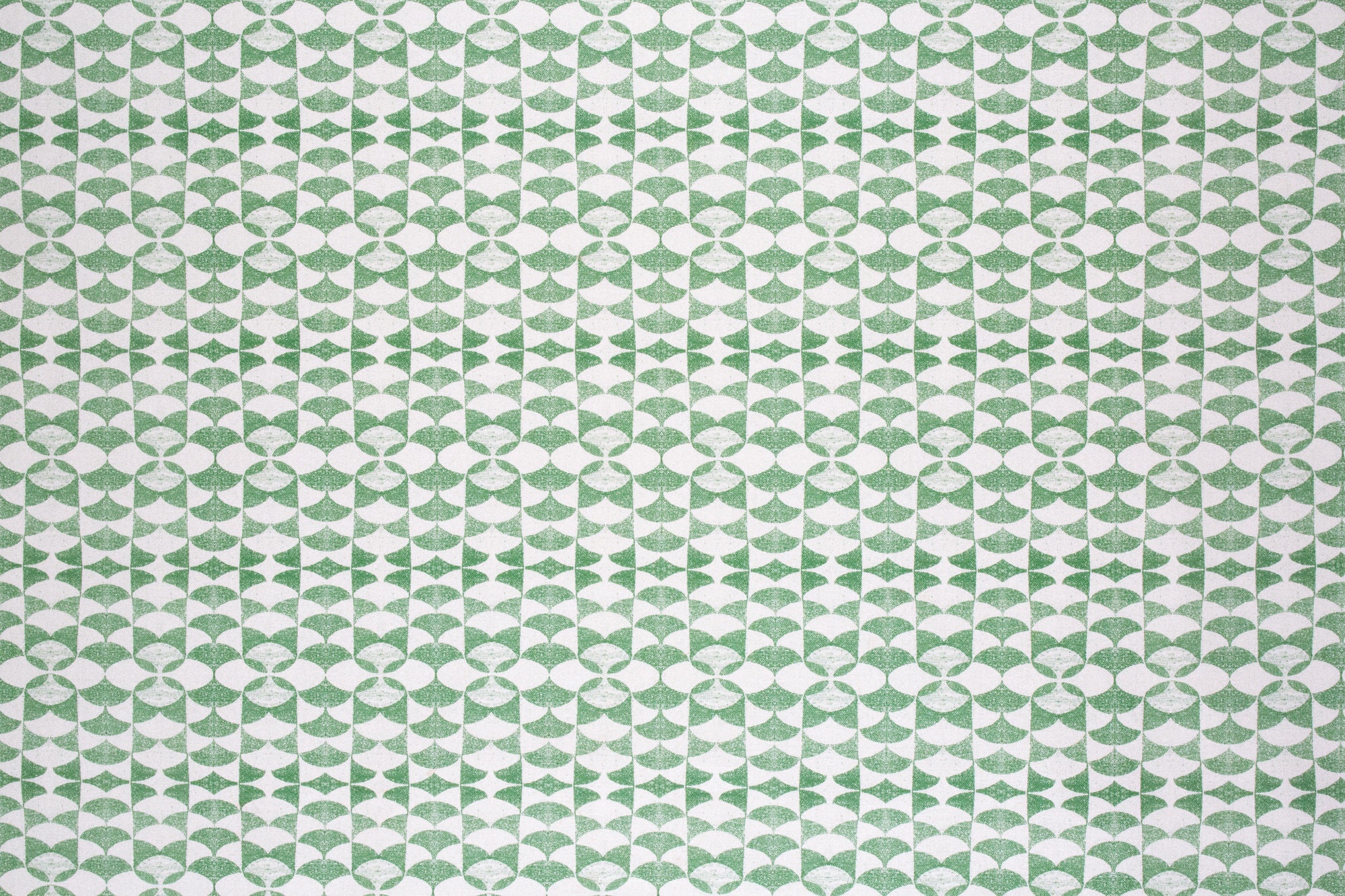 Bowed Stripe Fabric in Jasper Green