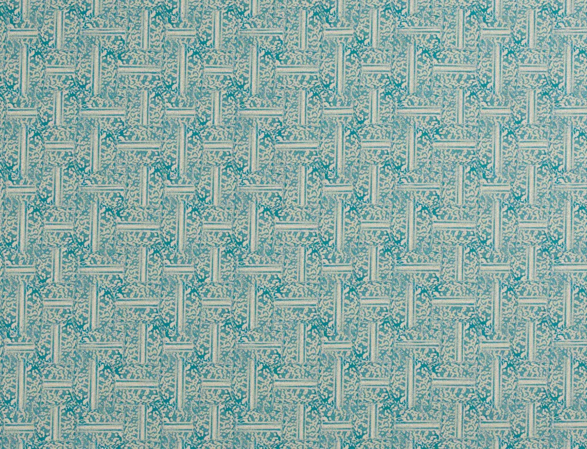 Beetle Backs Fabric in Brazilian Blue