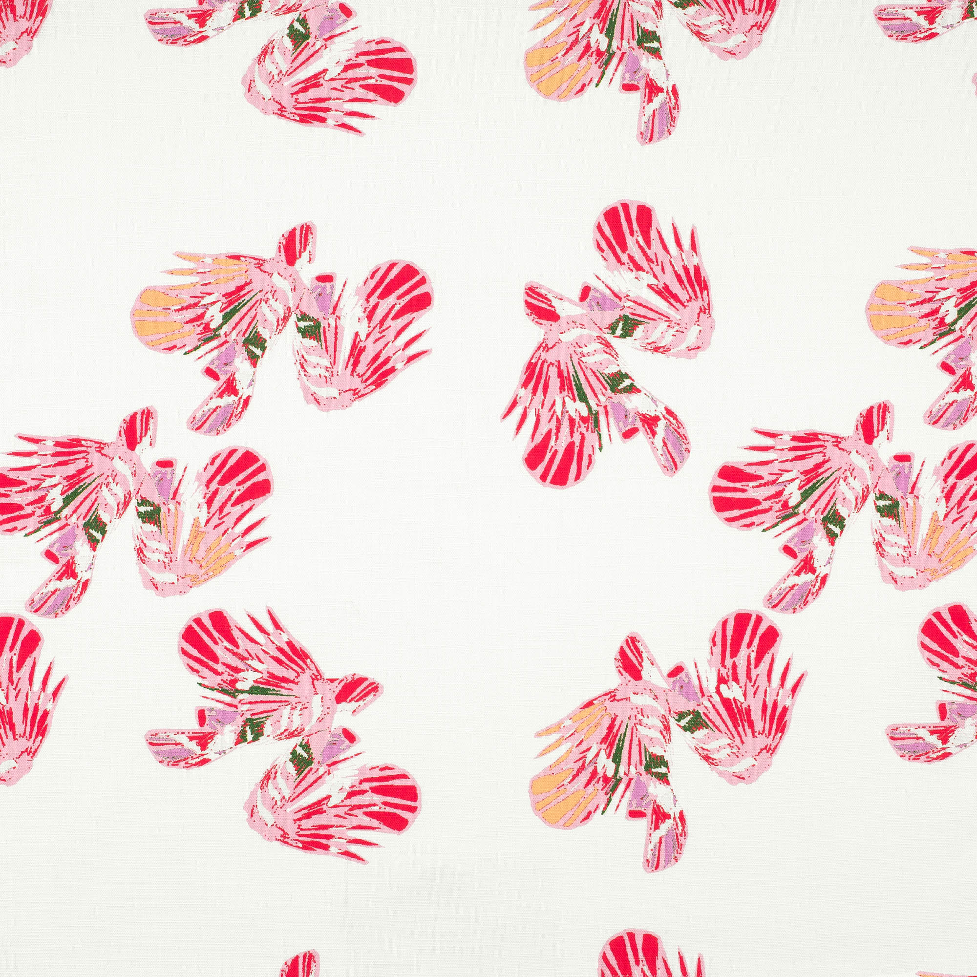 Flutter Fabric in Berry Spritz