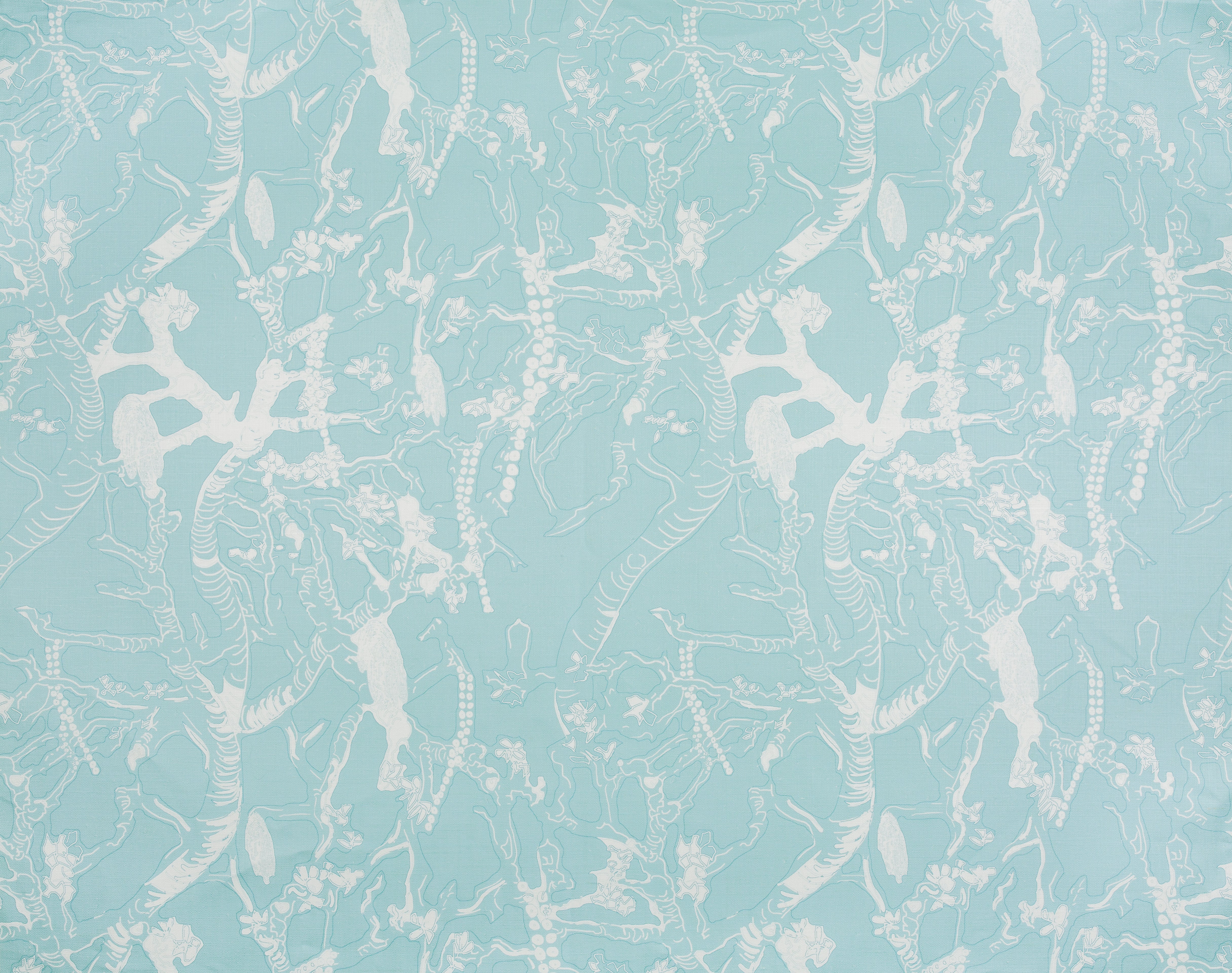 60 Oaks Fabric in Buttery Blue