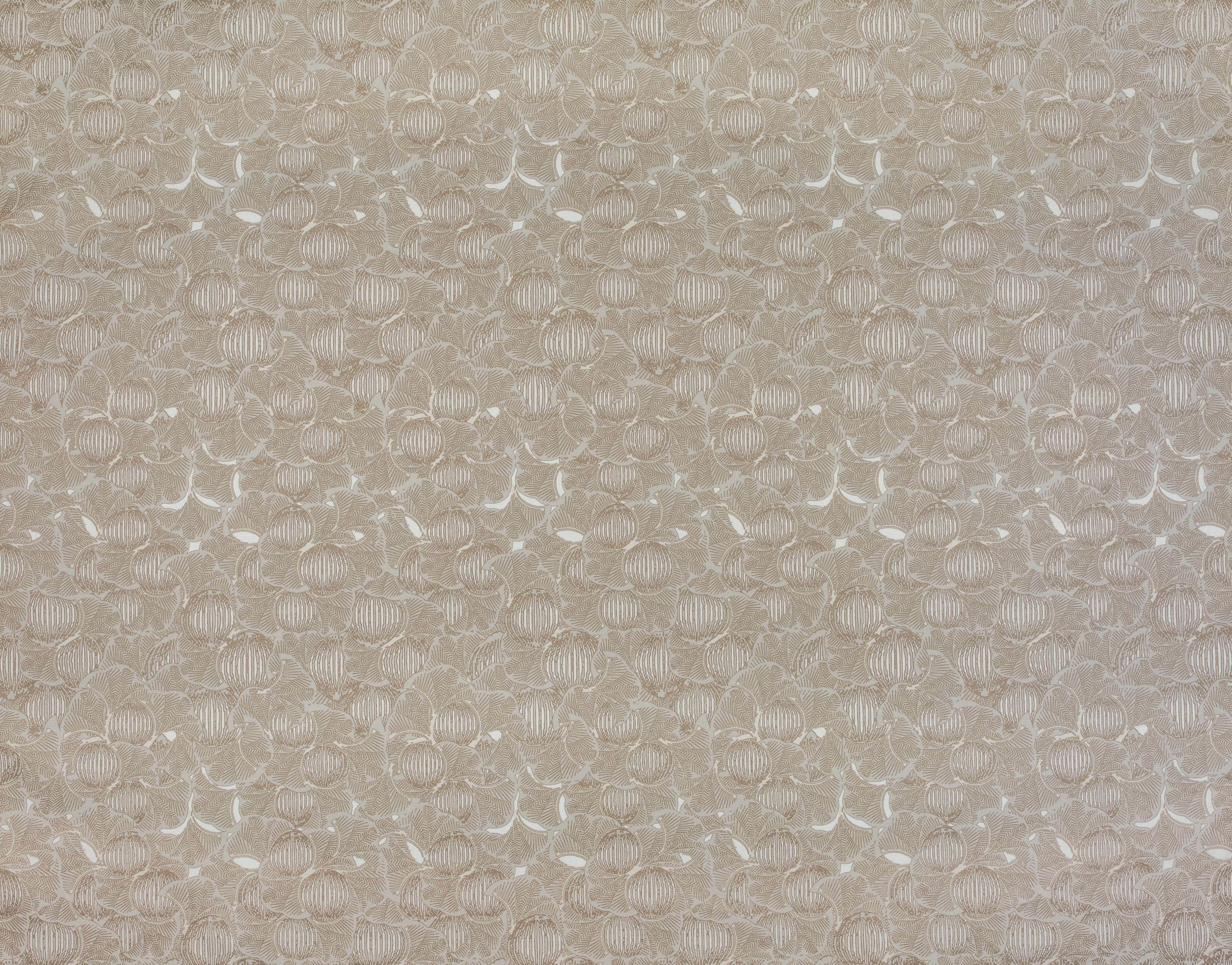 Foliage Fabric in Mushroom