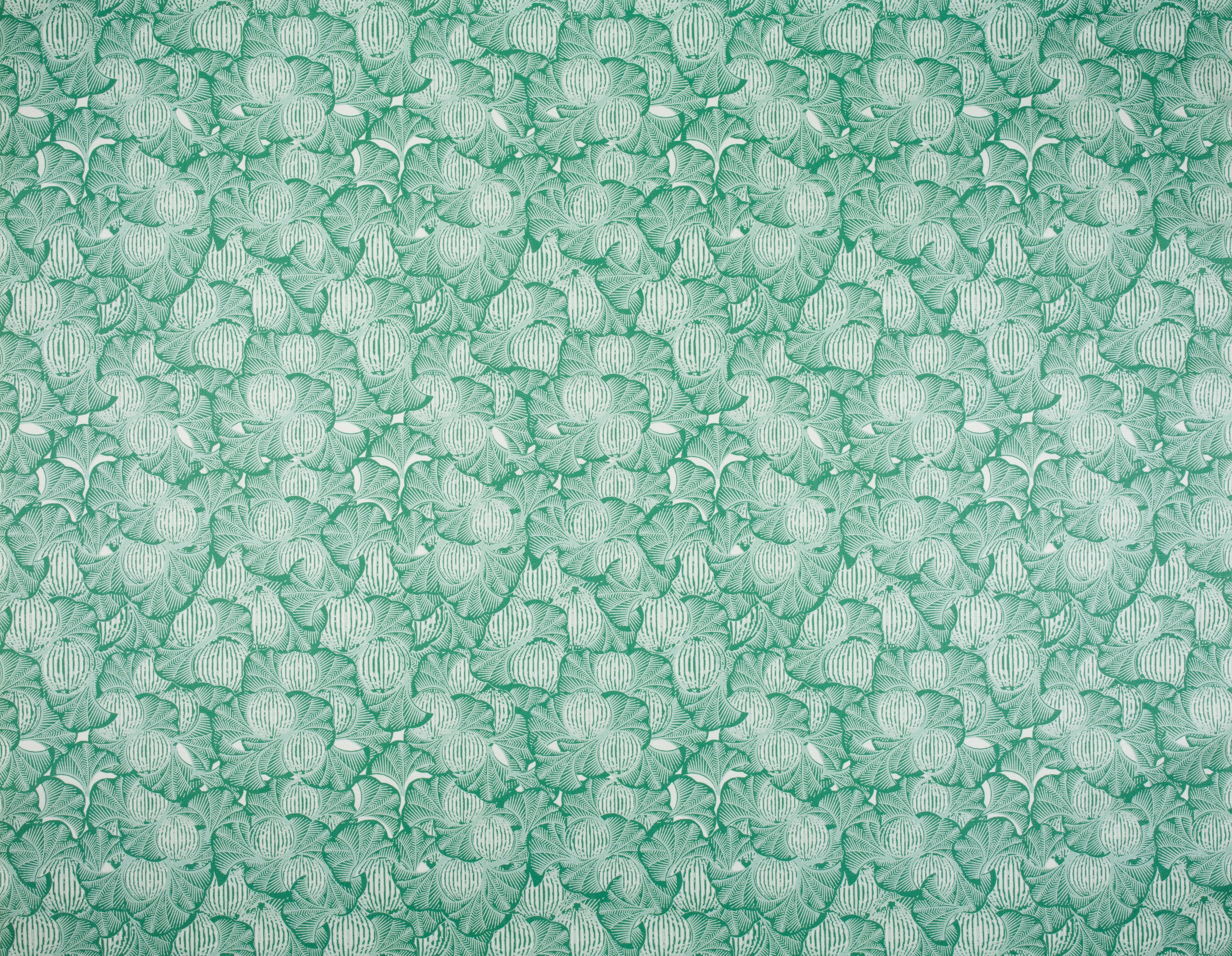 Foliage Fabric in Seafoam