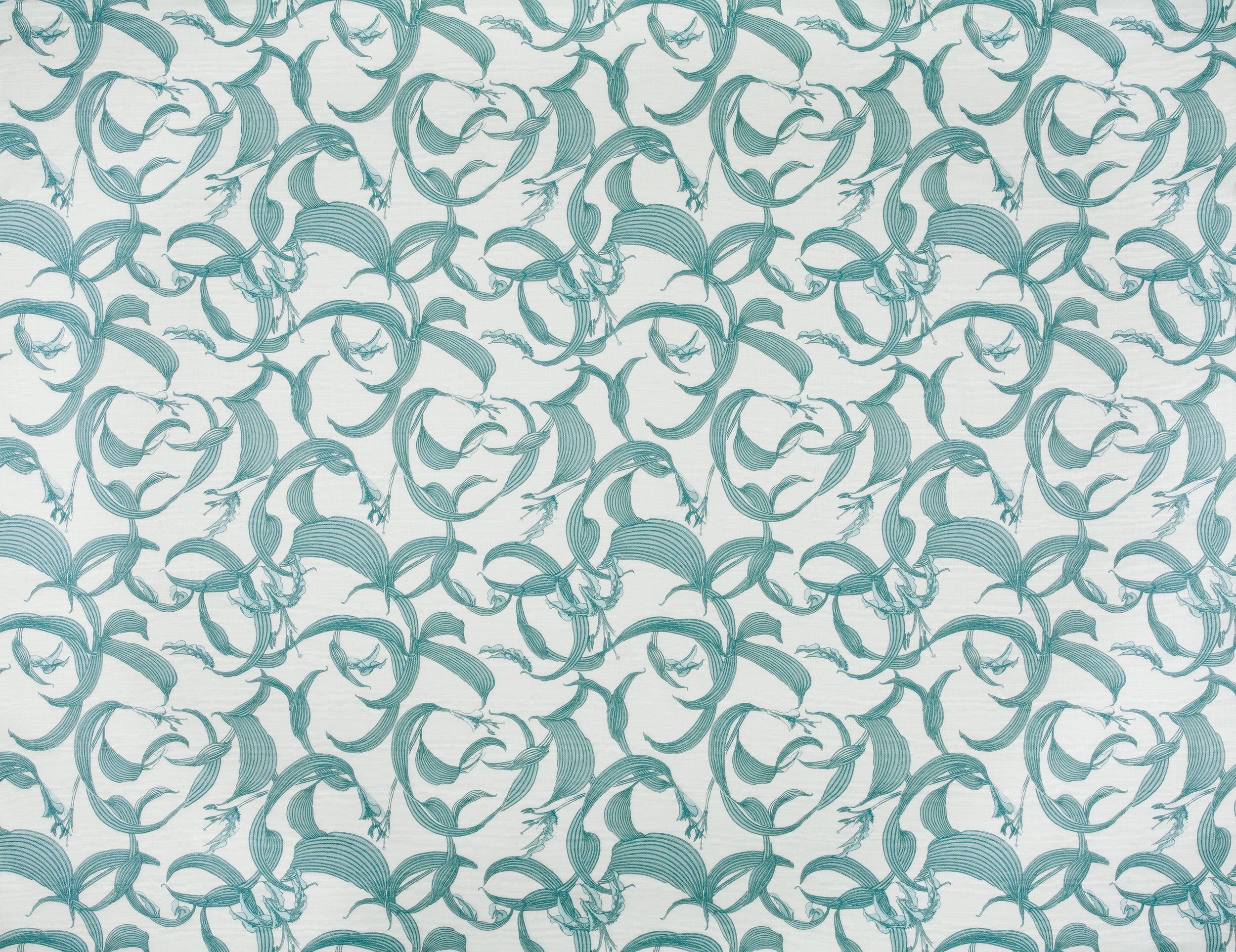 Lilium Fabric in Buttery Blue