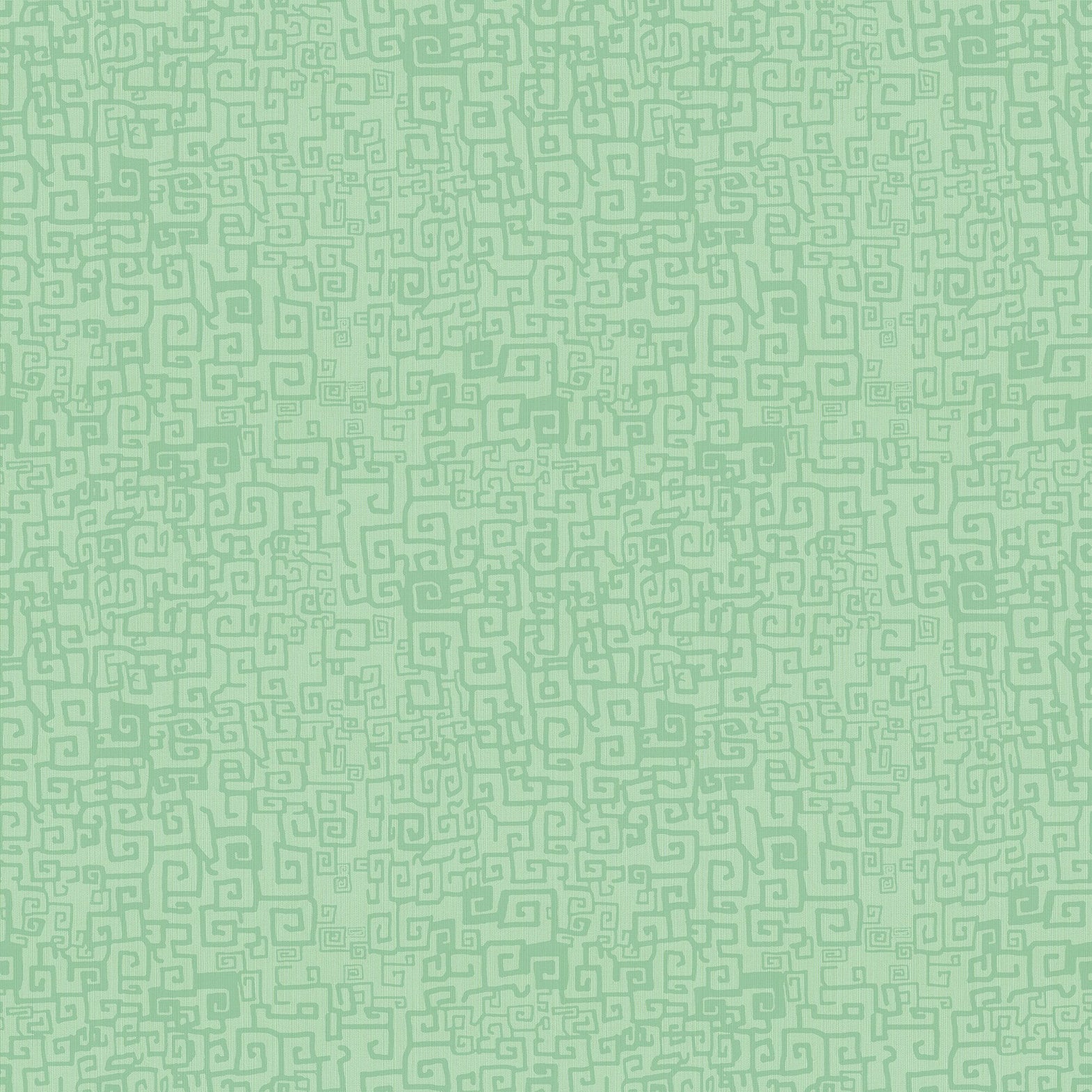 Grecian Grid Grasscloth Wallpaper in Seaglass