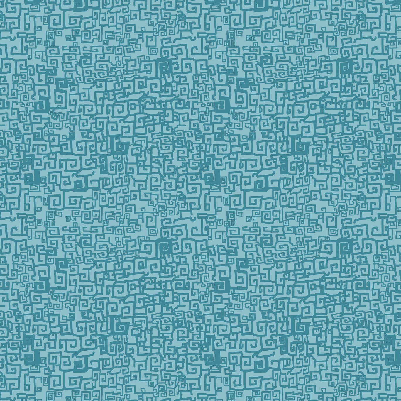 Grecian Grid Fabric in Ocean Swatch