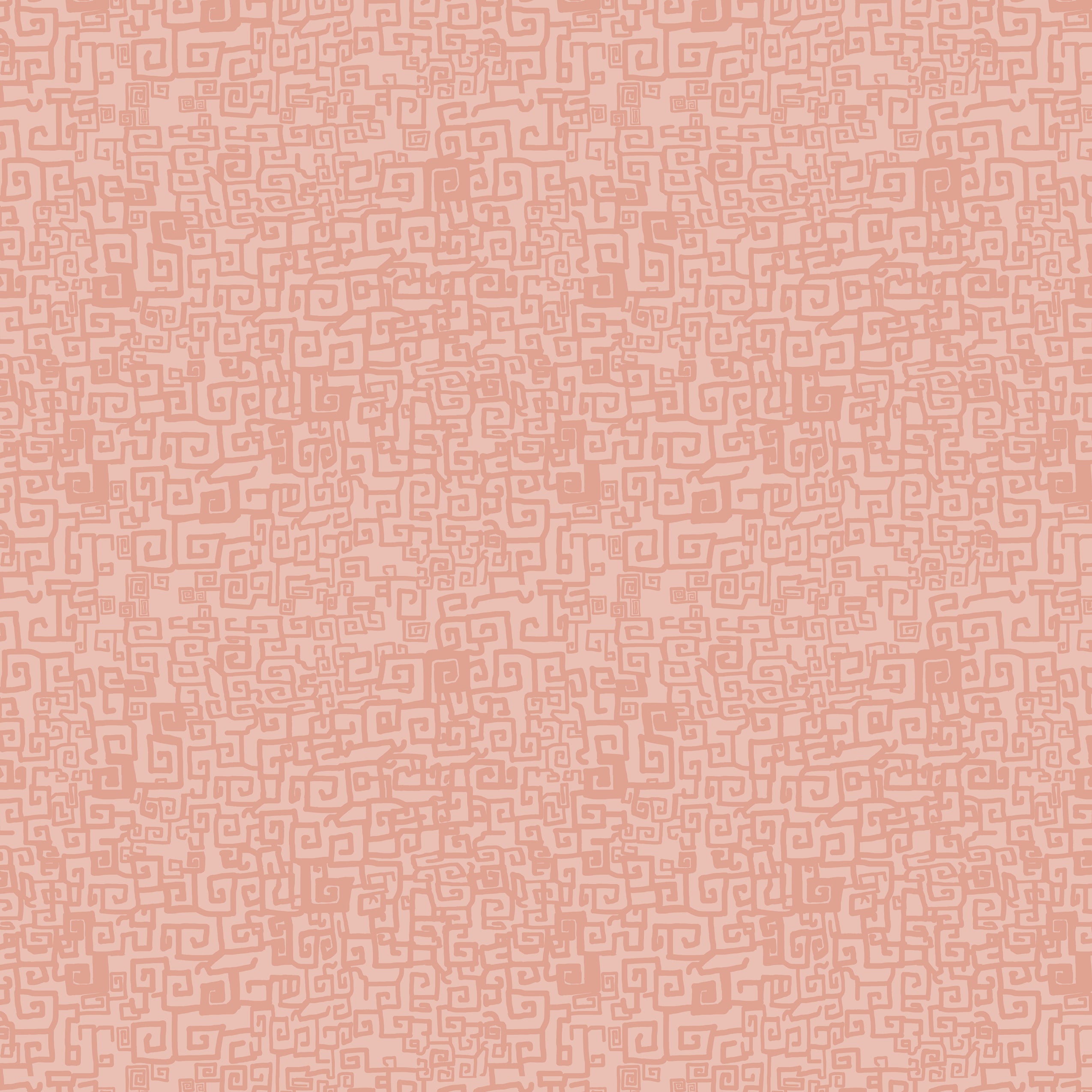 Grecian Grid Fabric in Melon