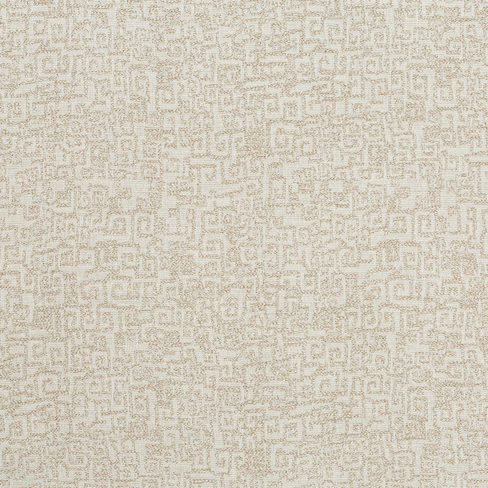 Grecian Grid Sandy Pearl Fabric Swatch