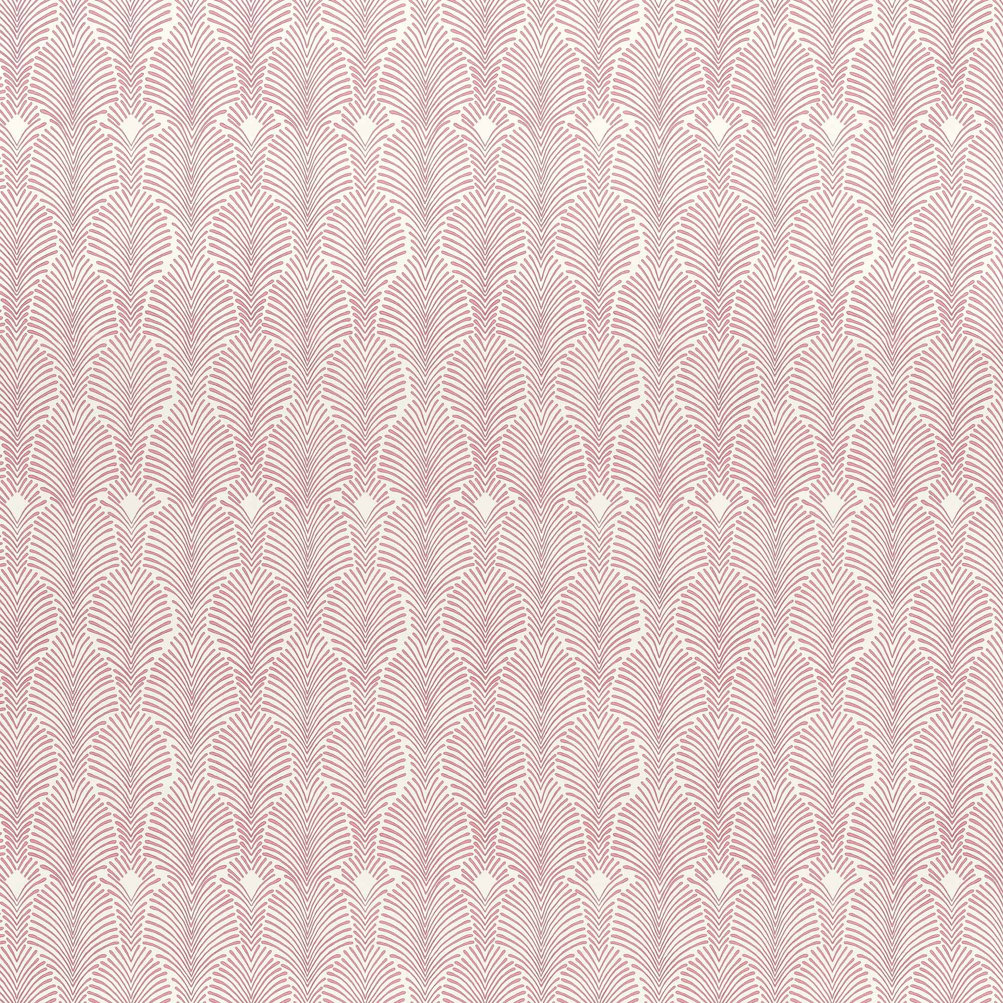 Deco Stripe Fabric in Berry