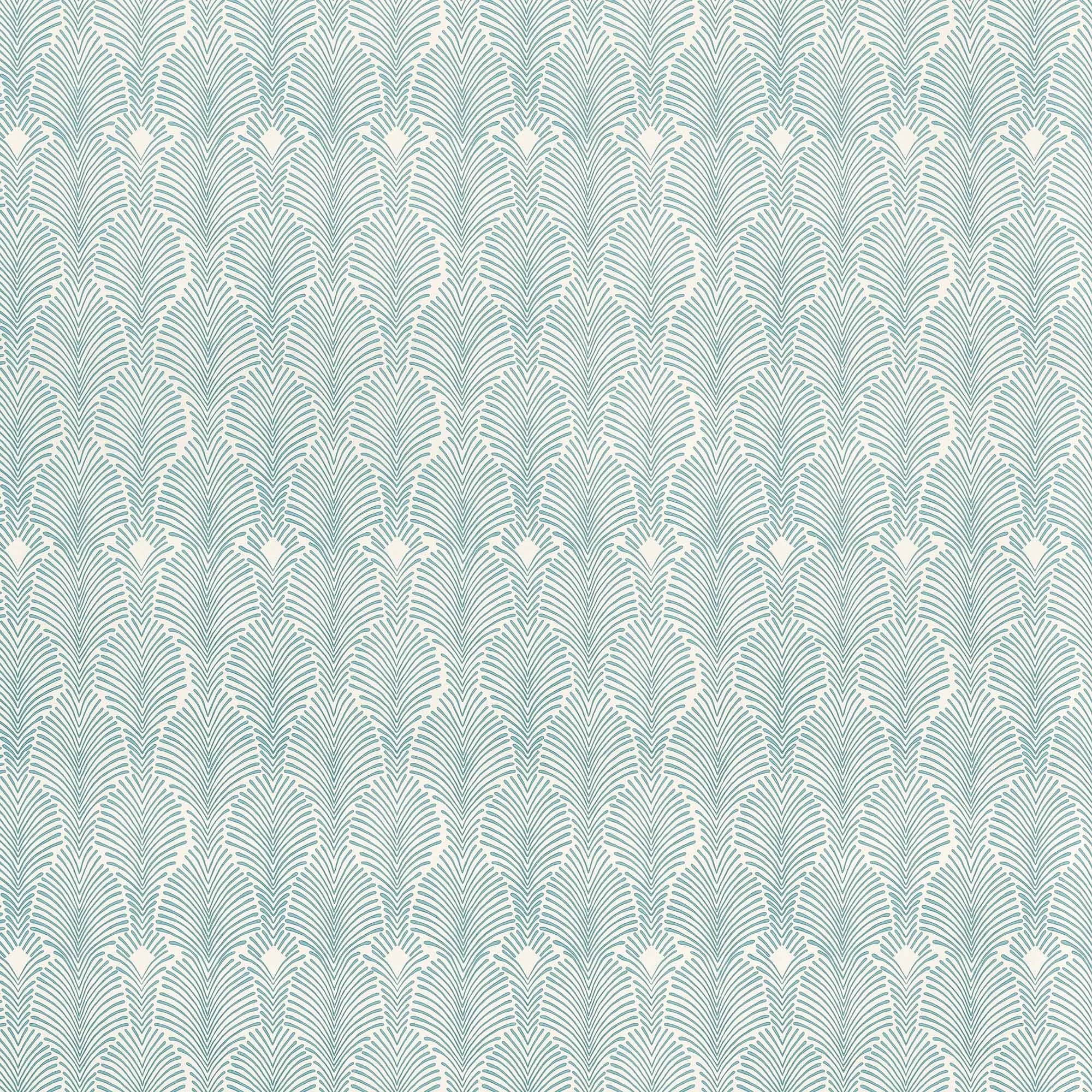 Deco Stripe Buttery Blue Wallpaper Swatch