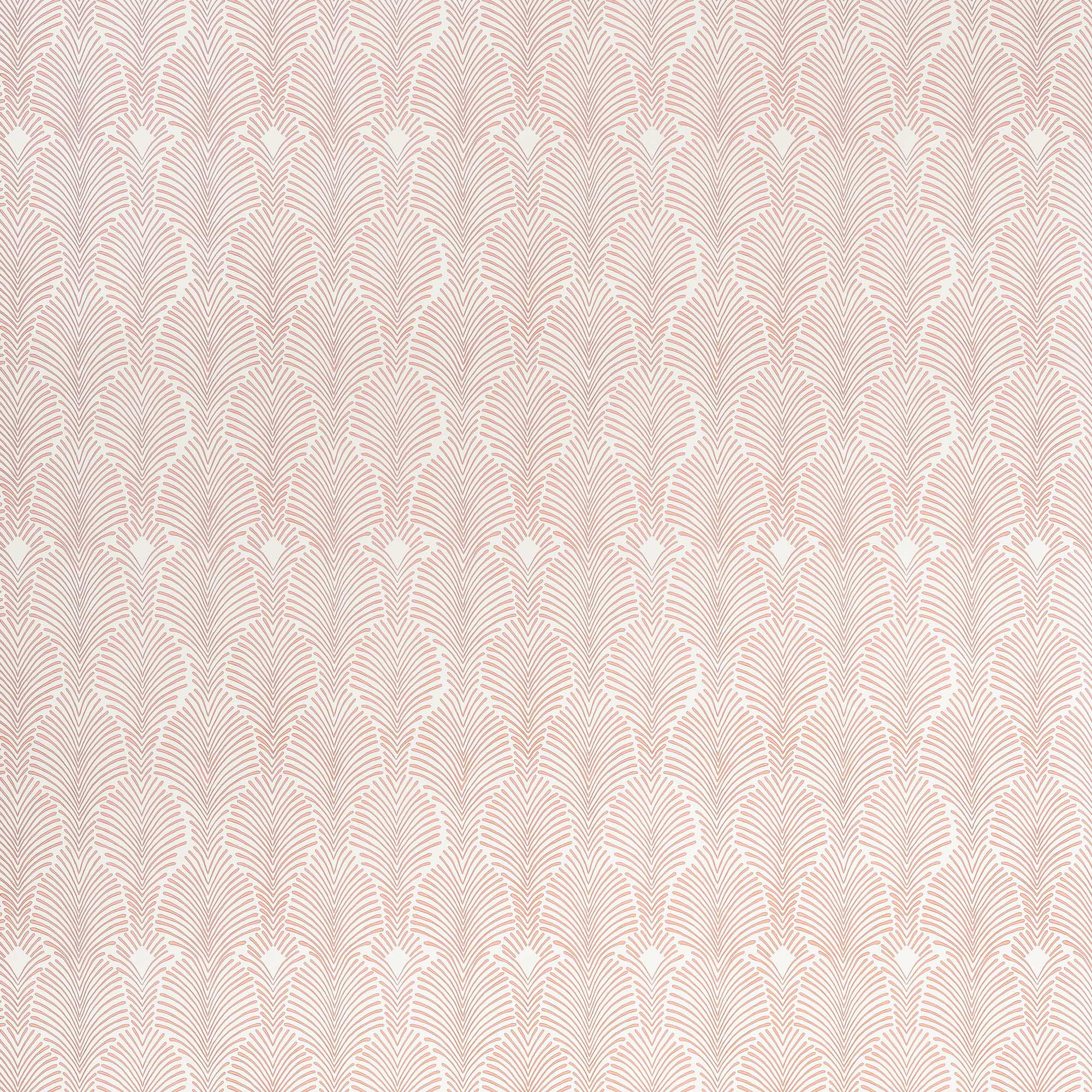 Deco Stripe Fabric in Dusty Rose
