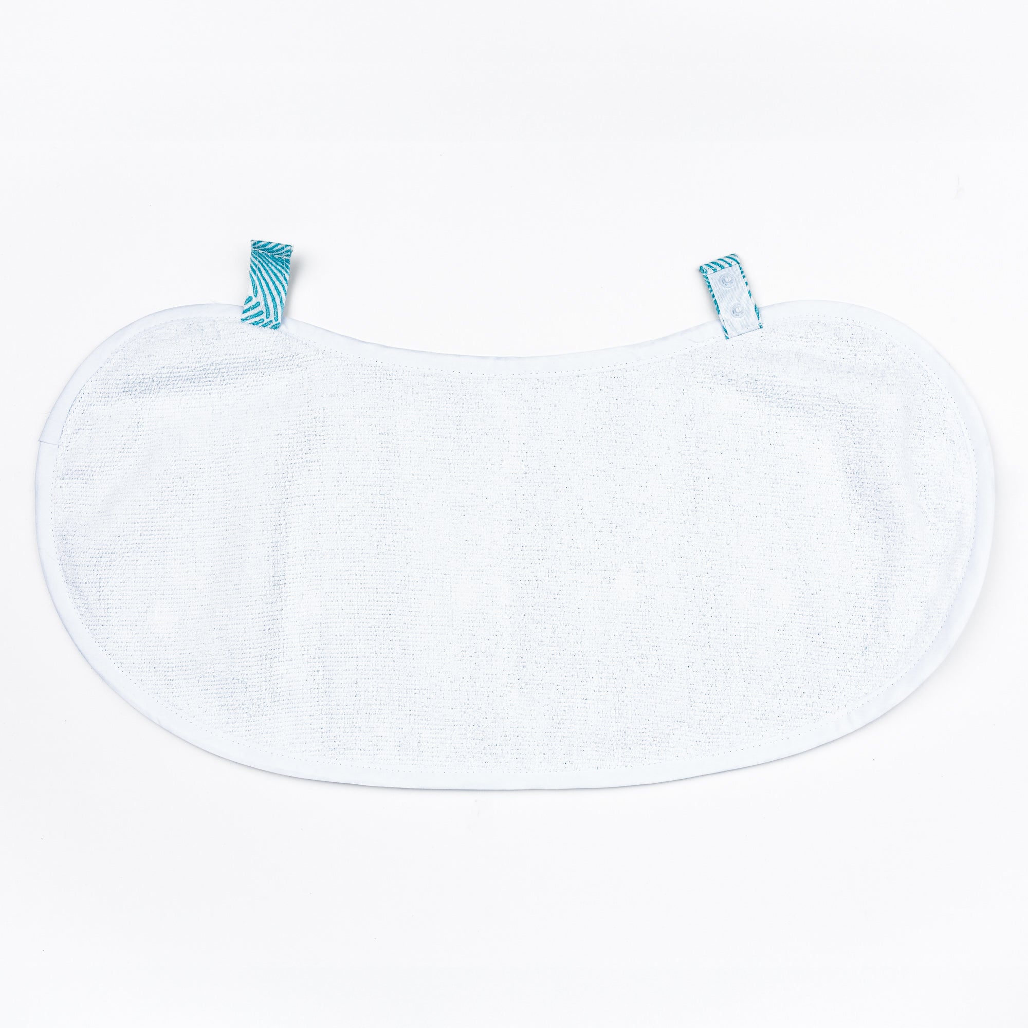 Grecian Grid Bib in Teal