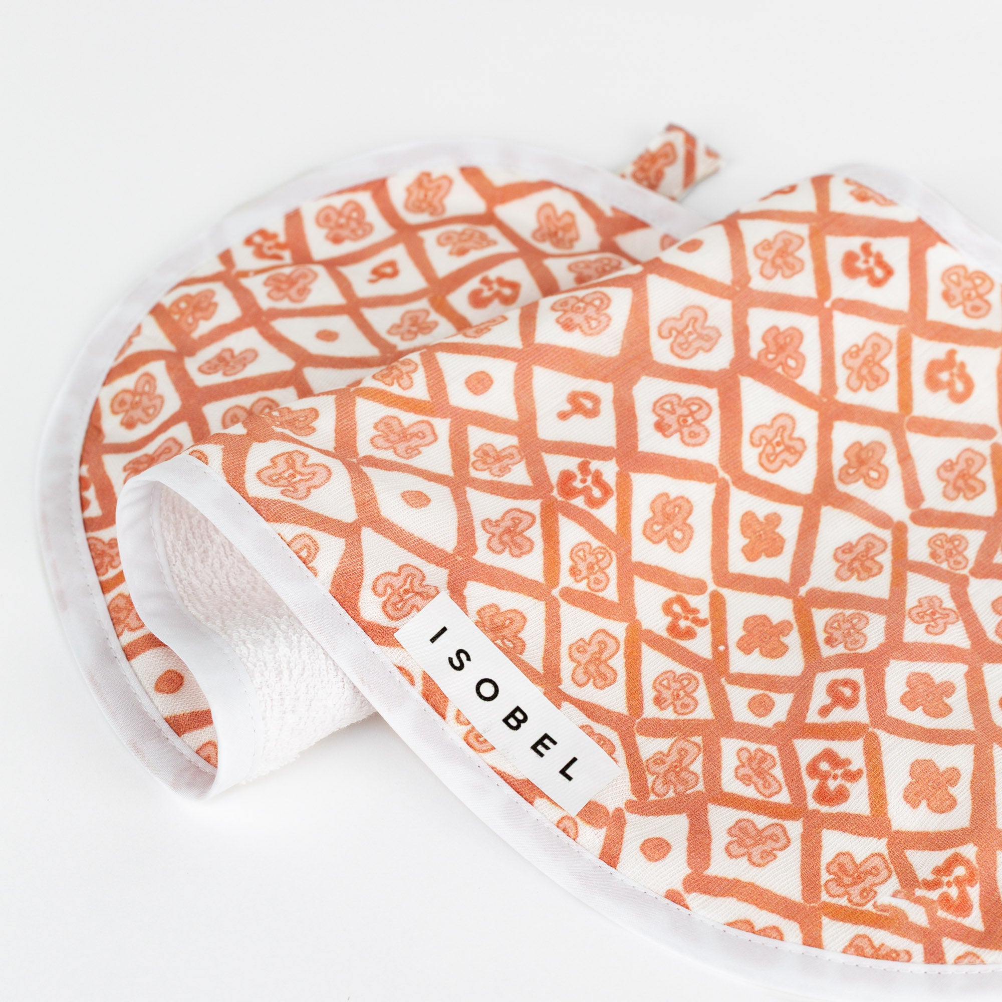 Picasso Trellis Bib in Peach