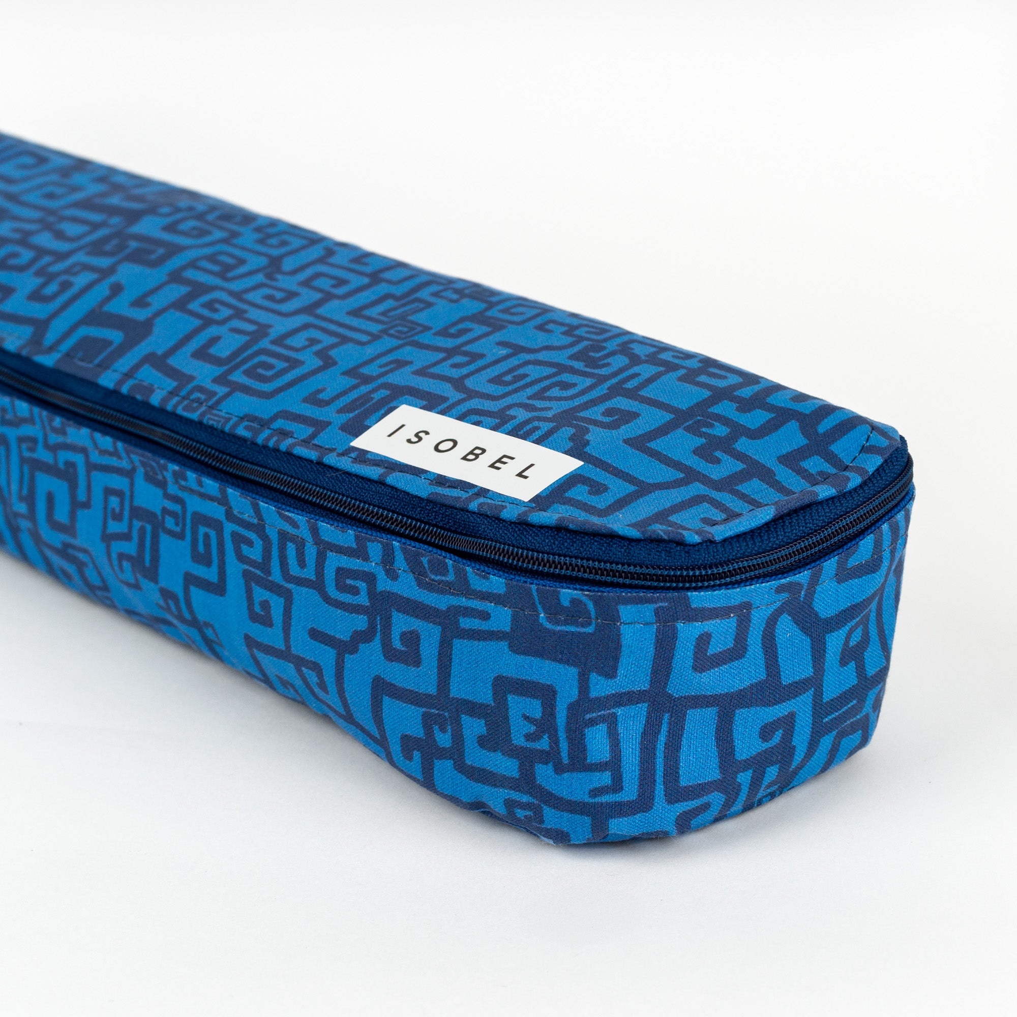 Grecian Grid Mahjong Rack Bag in Midnight