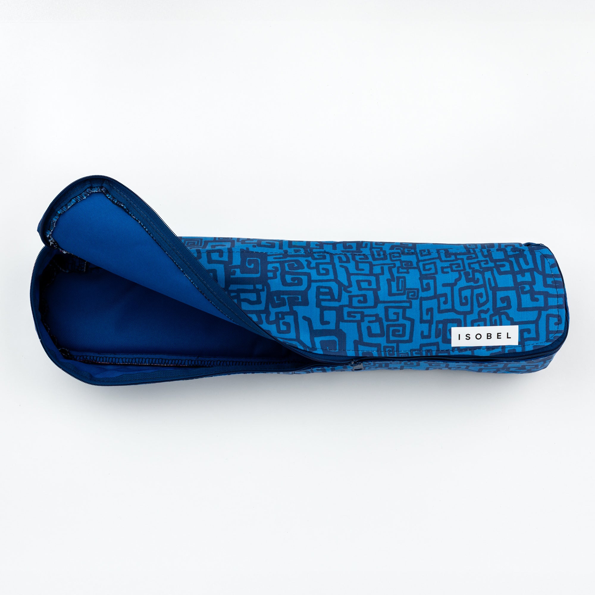 Grecian Grid Mahjong Rack Bag in Midnight