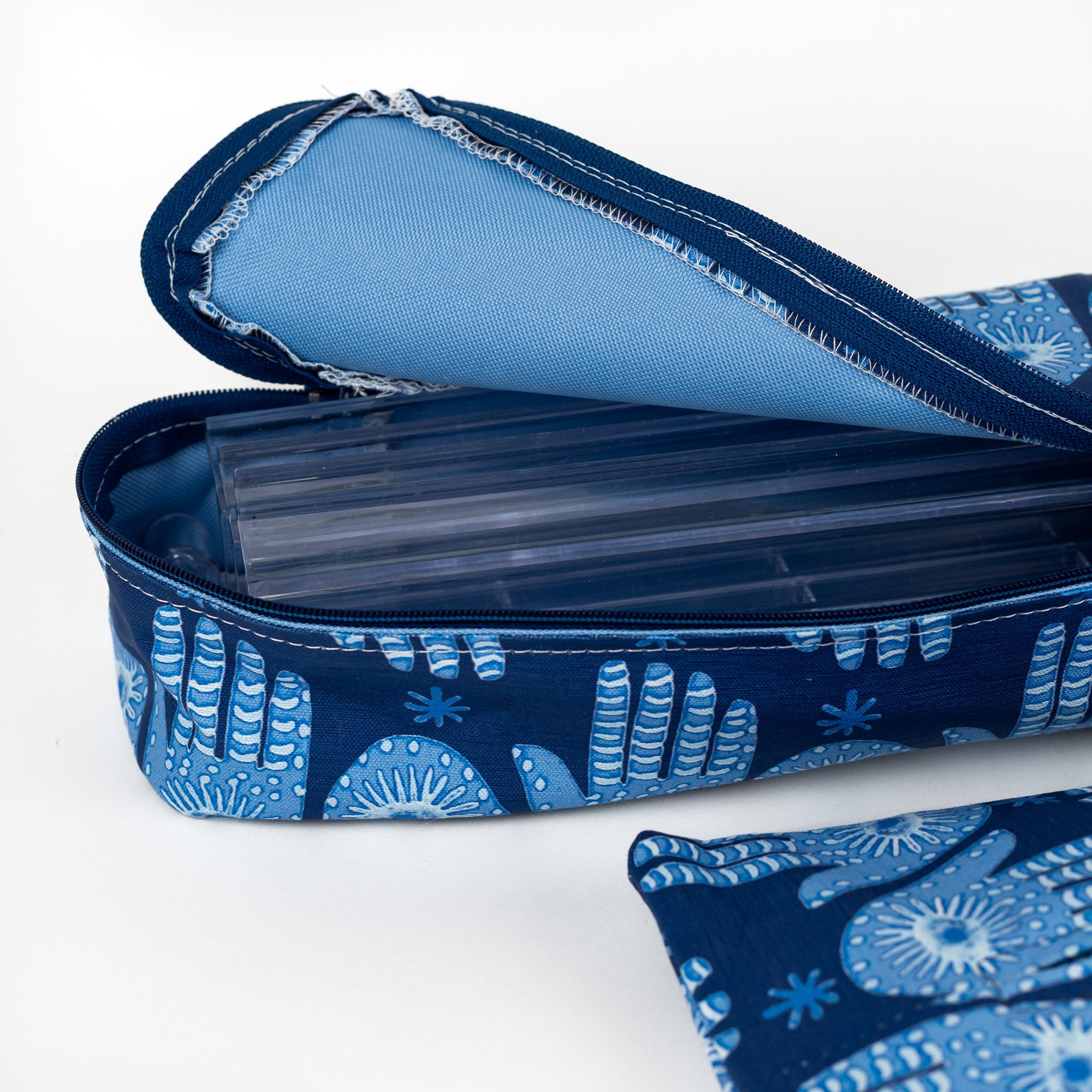 Hamsa Mahjong Rack Bag in Midnight