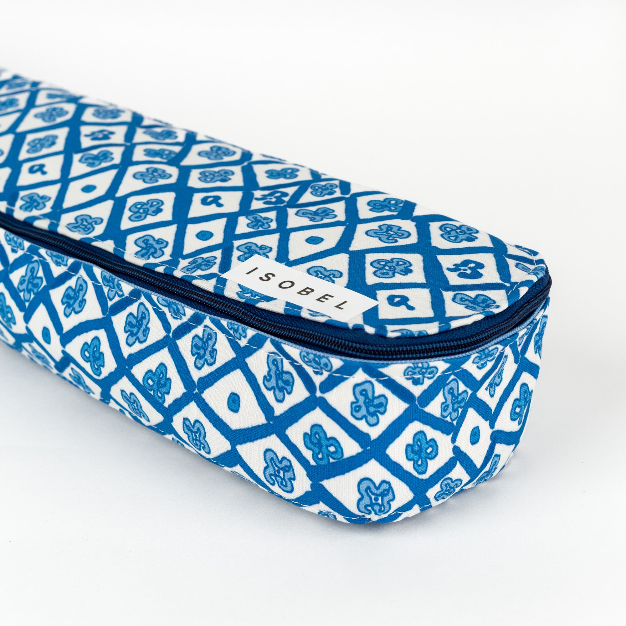 Picasso Trellis Mahjong Rack Bag in Cobalt