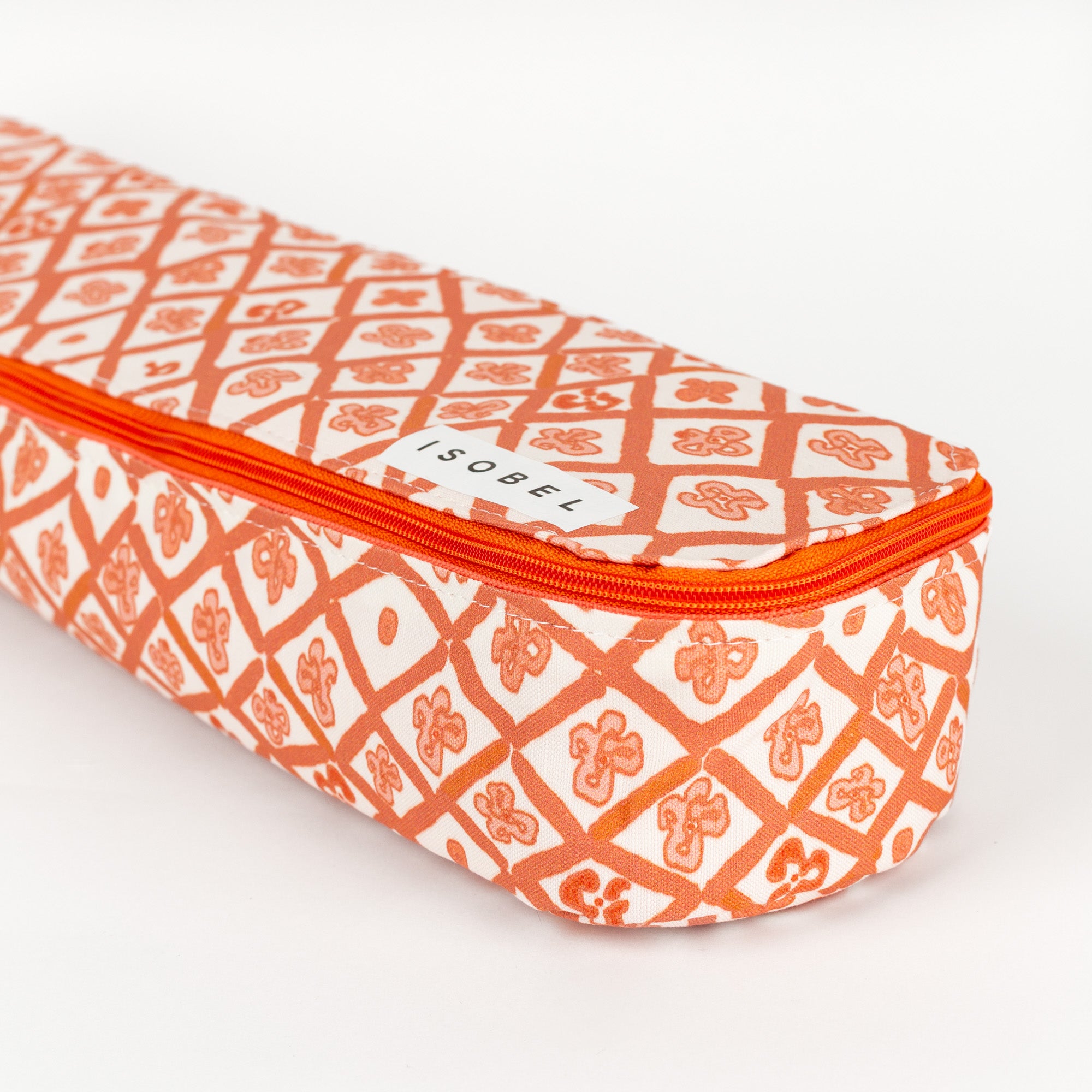 Picasso Trellis Mahjong Rack Bag in Coral