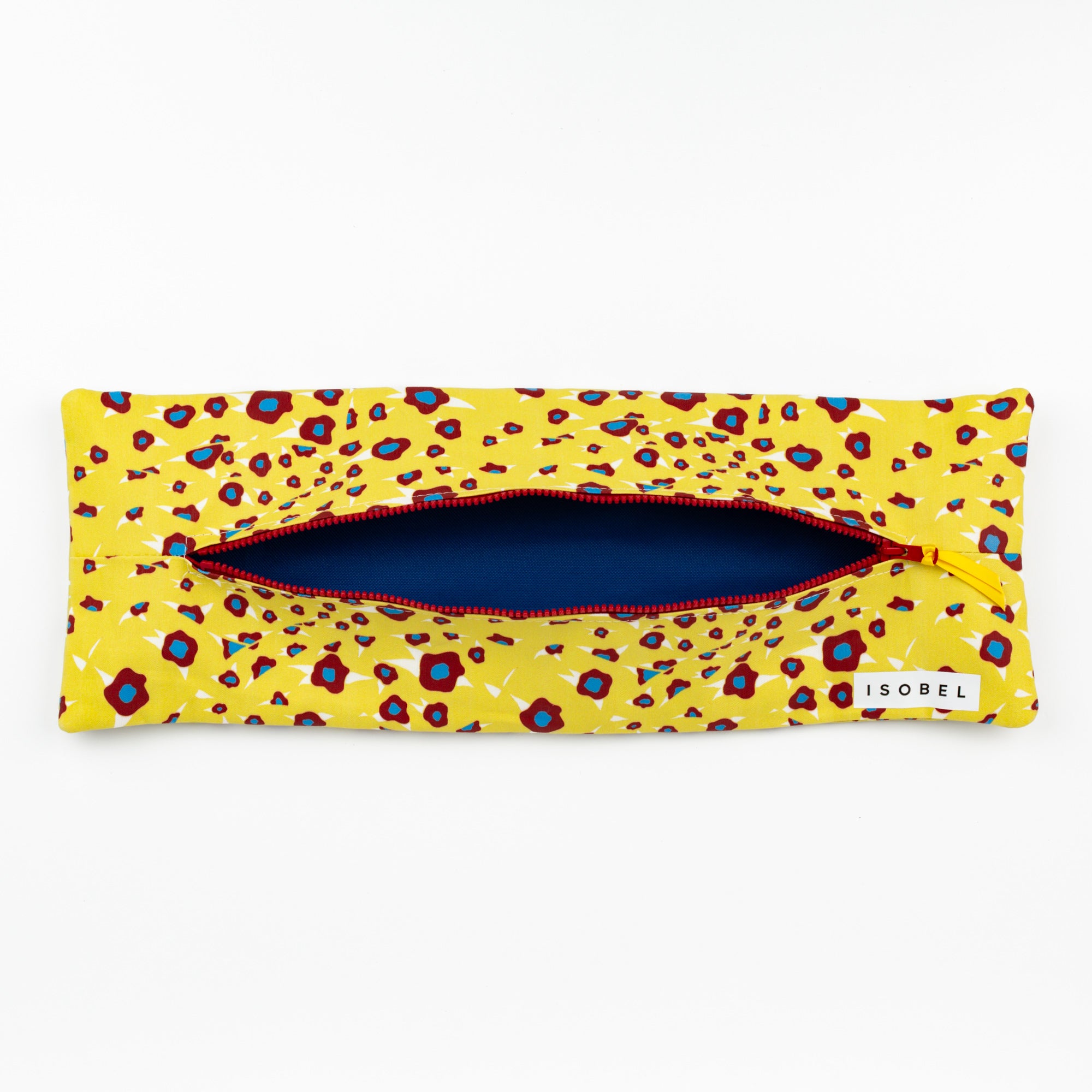 Folded Floral Mahjong Tile Bag in Buttercup