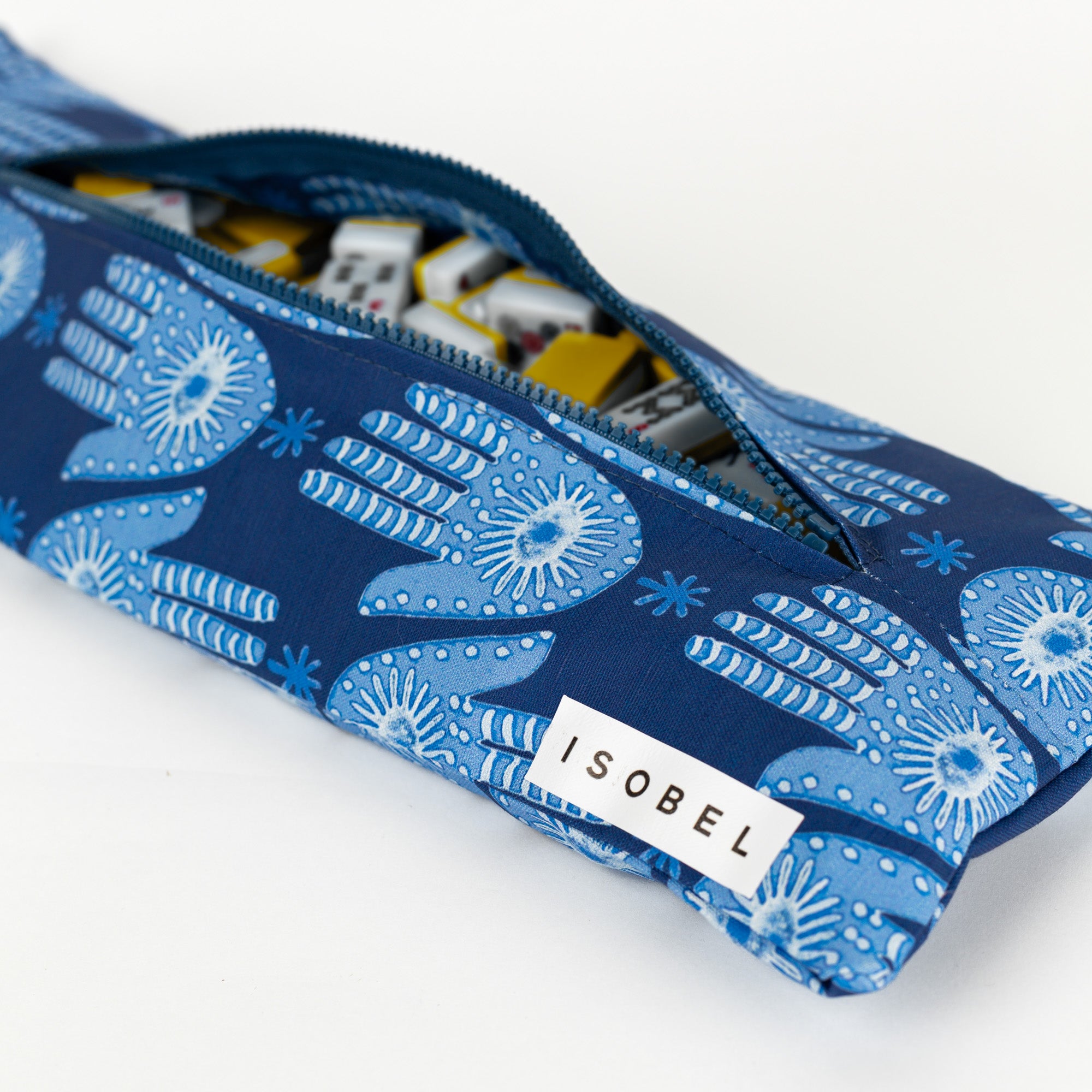 Hamsa Mahjong Tile Bag in Midnight