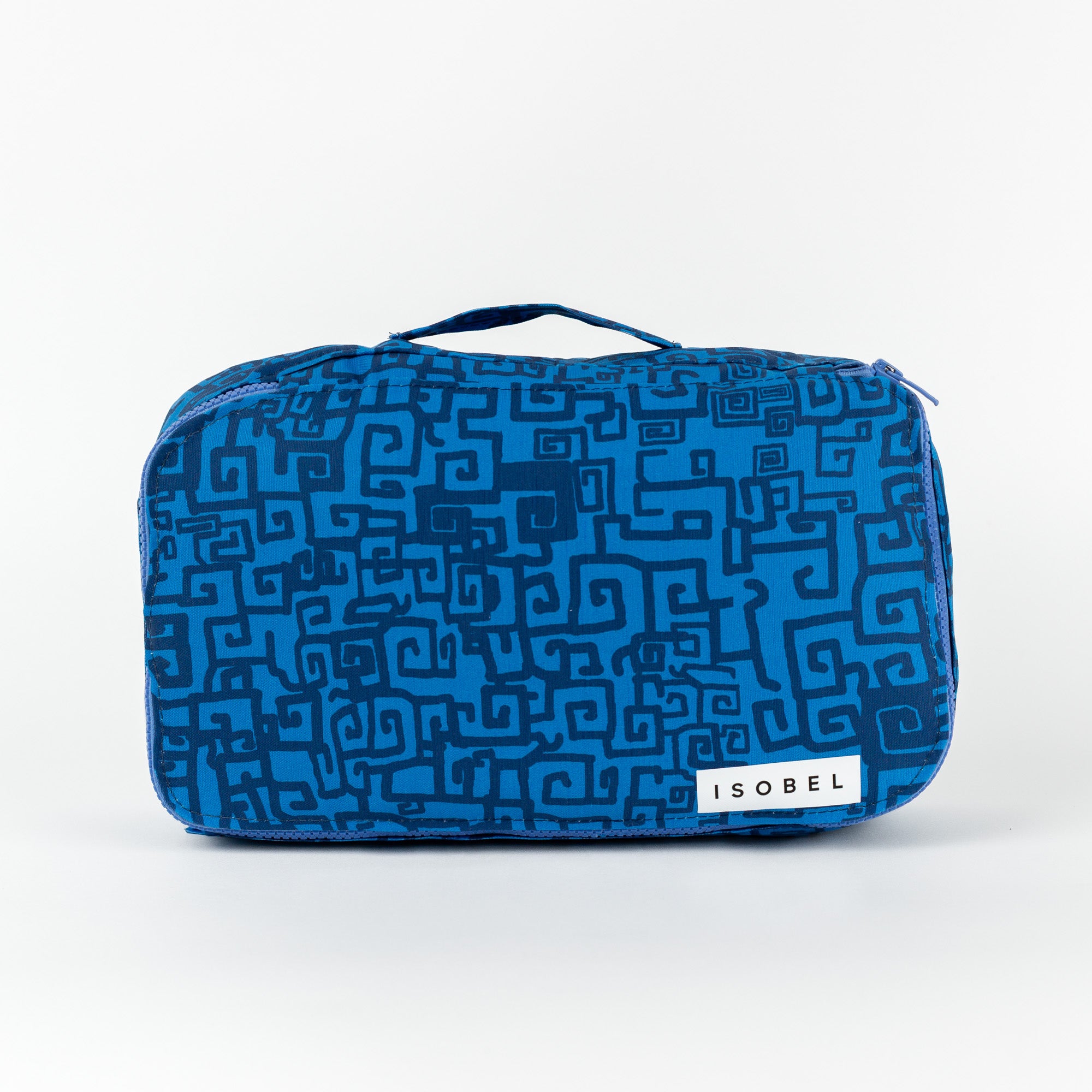 Grecian Grid Packing Cube in Midnight