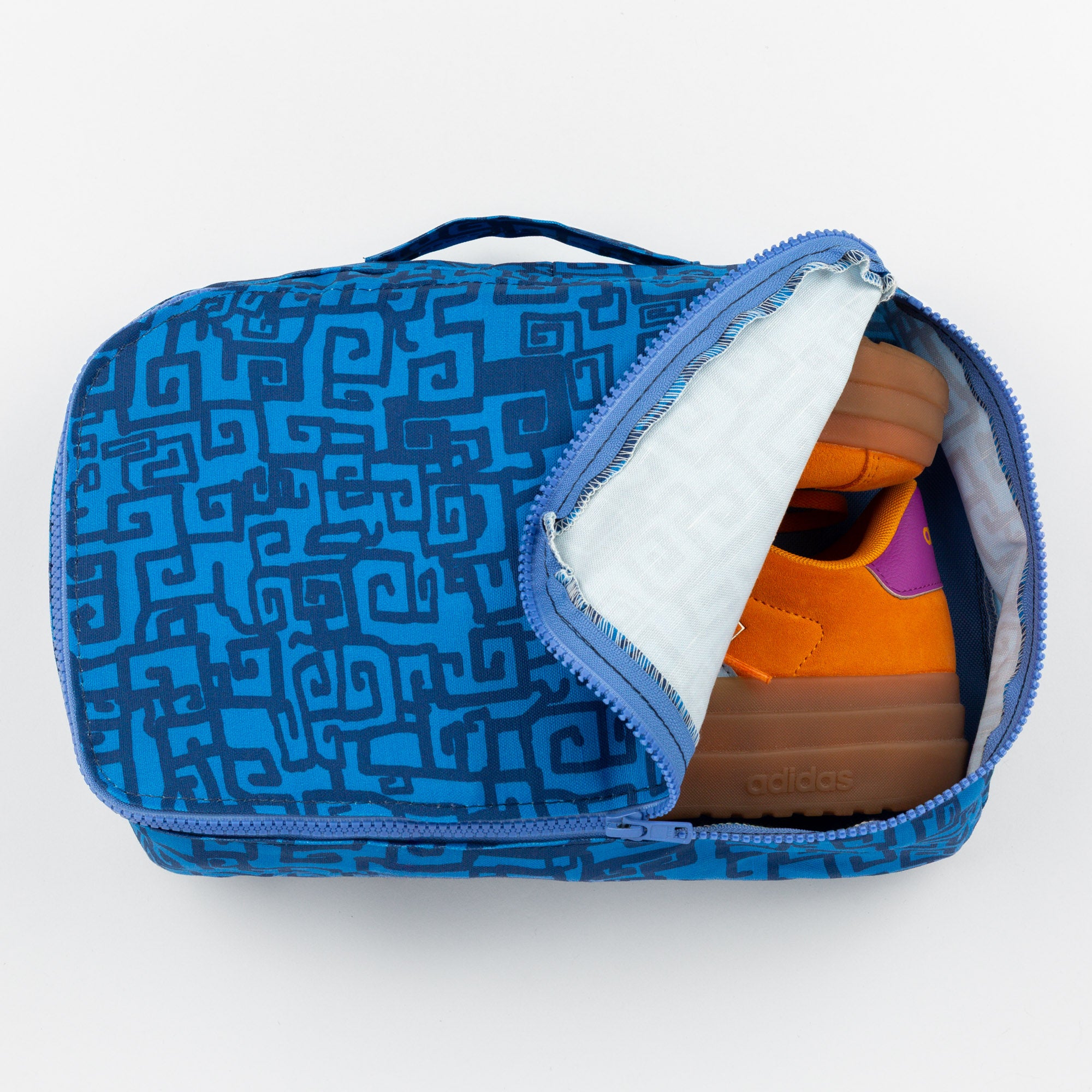 Grecian Grid Packing Cube in Midnight