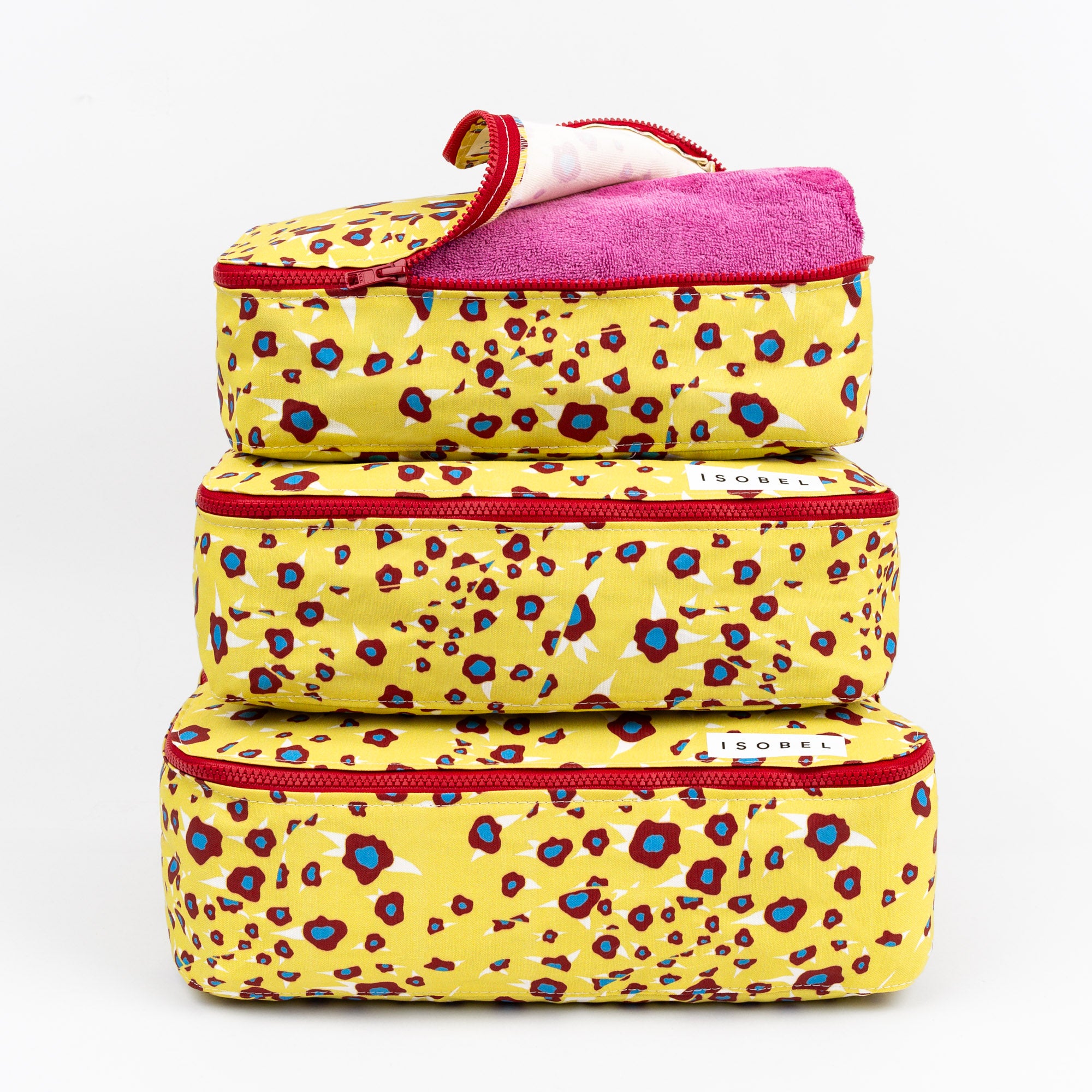Folded Flower Packing Cube in Buttercup