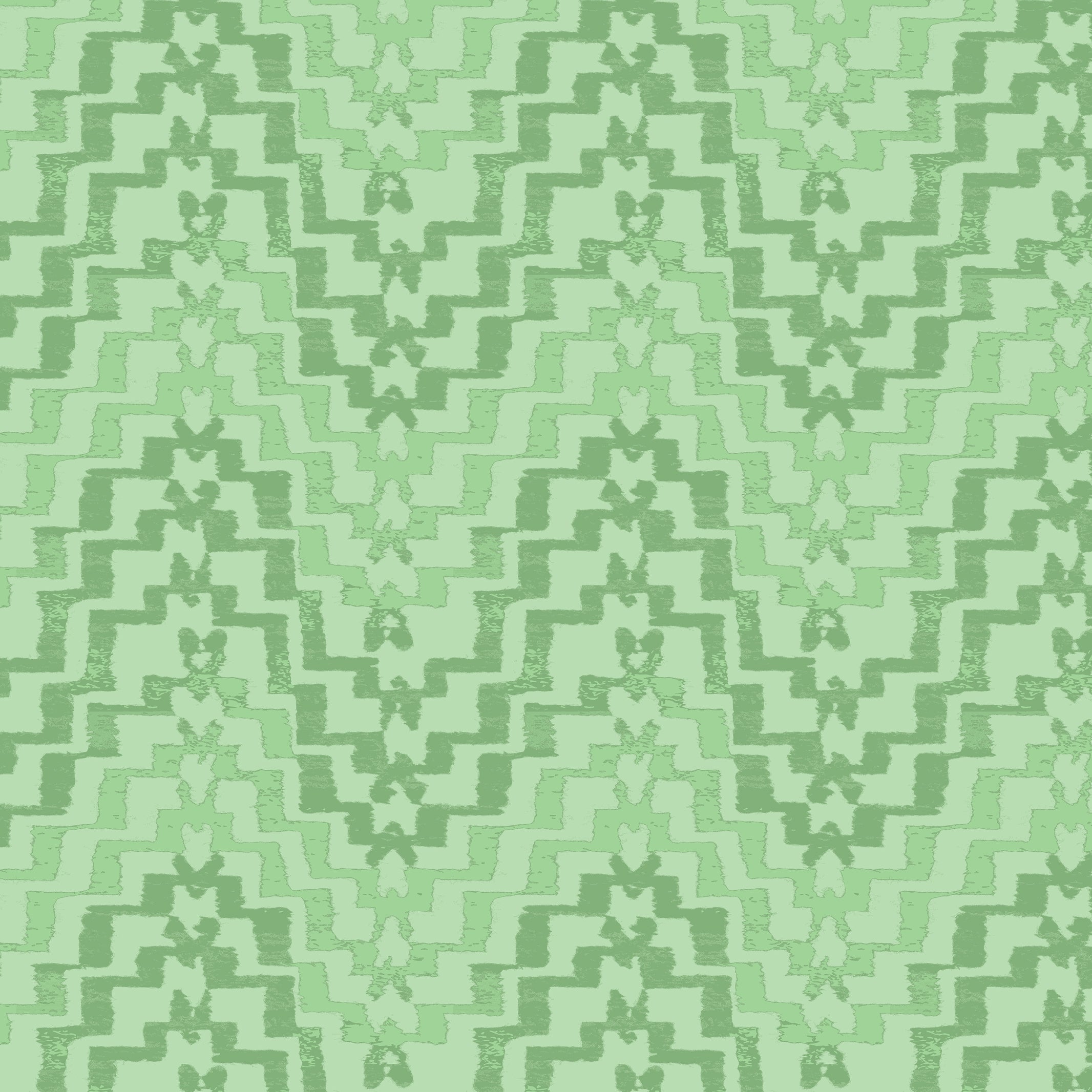 Organic Zig Zag in Seaglass