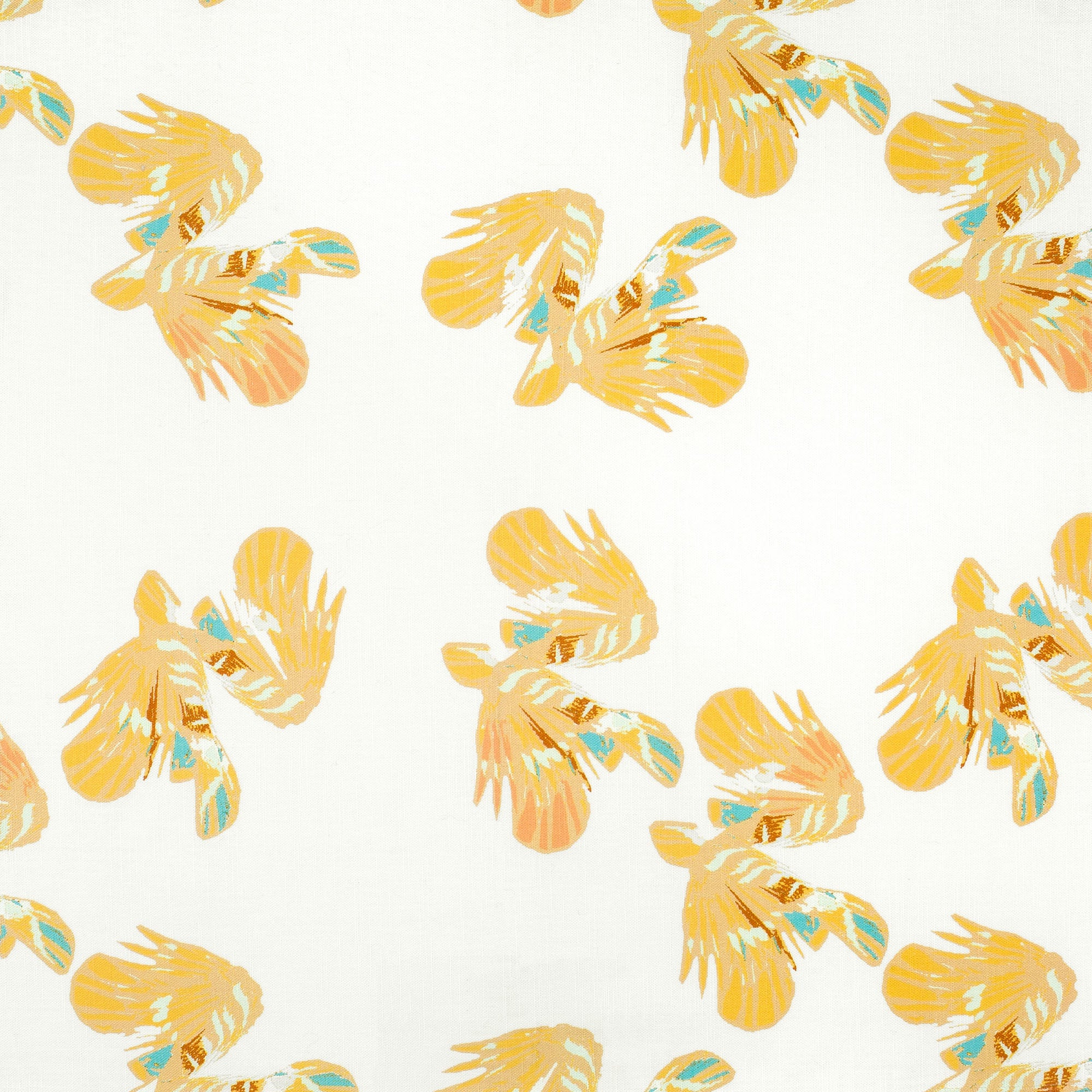 Flutter Fabric in Warm Breeze